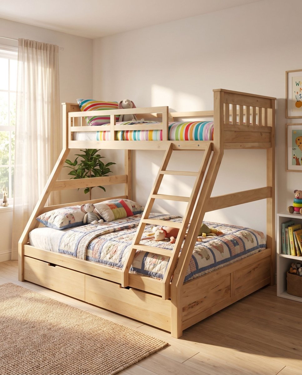 Barcelona Wooden Bunk Bed - Art and craft furniture