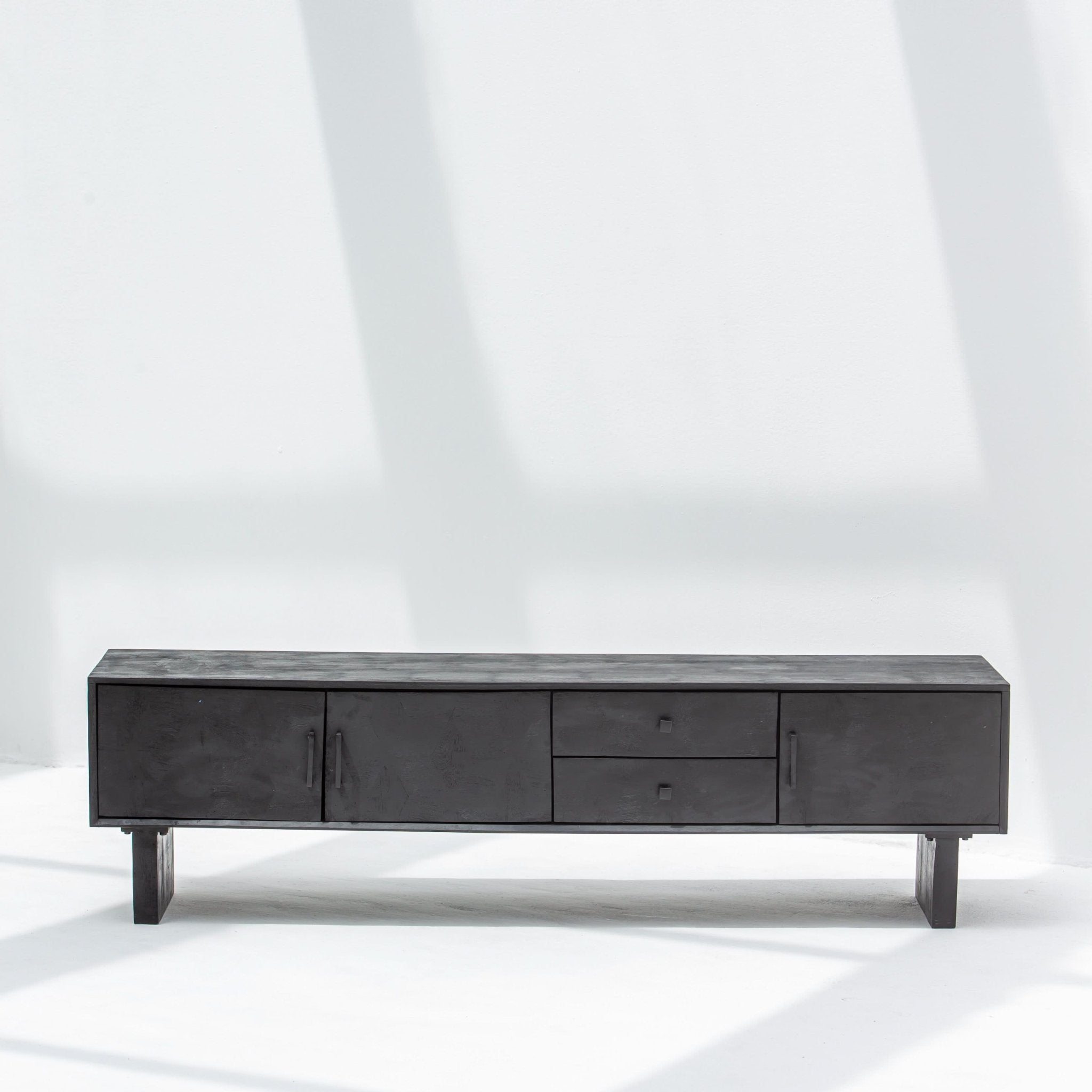BARMER WOODEN TV STAND - Art and craft furniture