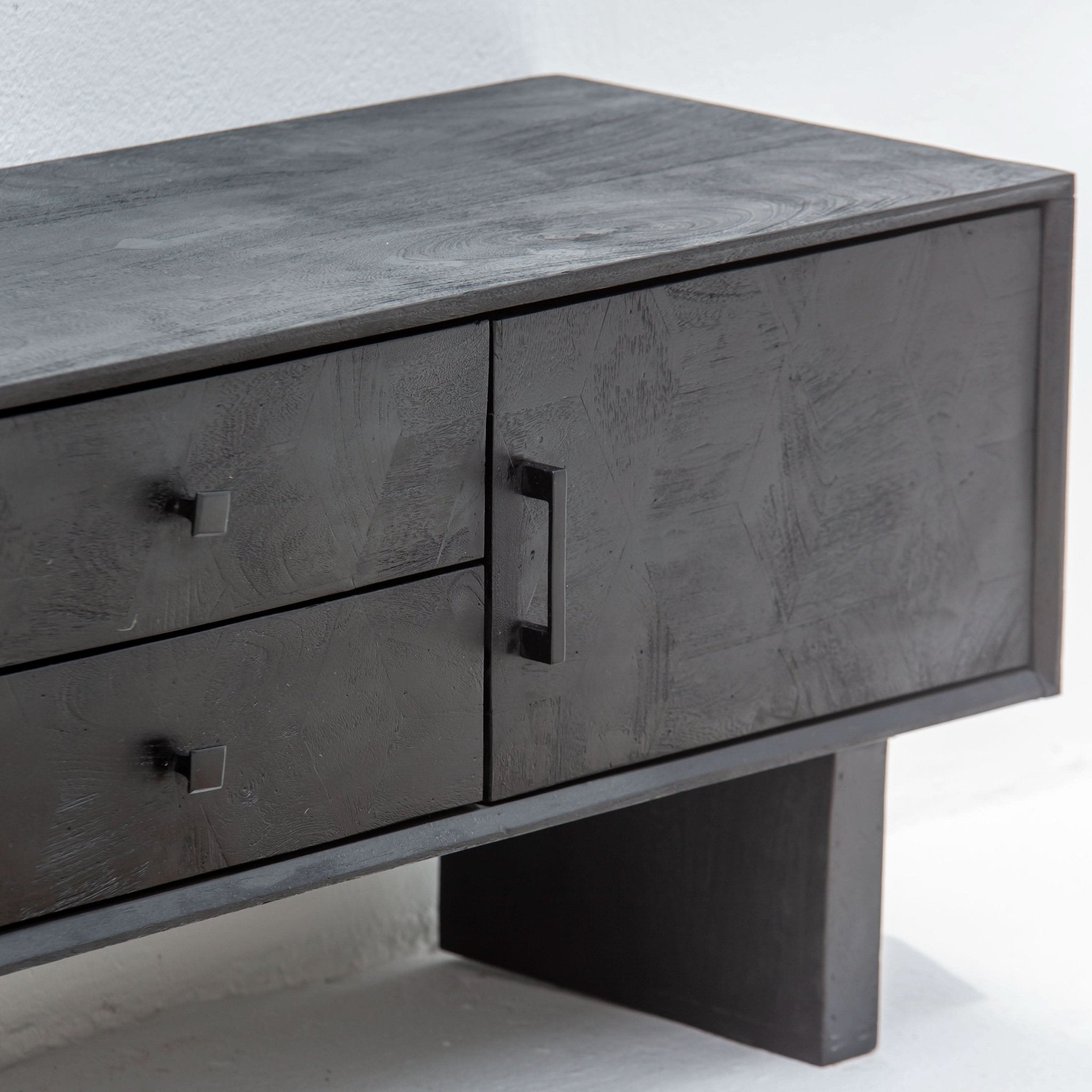 BARMER WOODEN TV STAND - Art and craft furniture