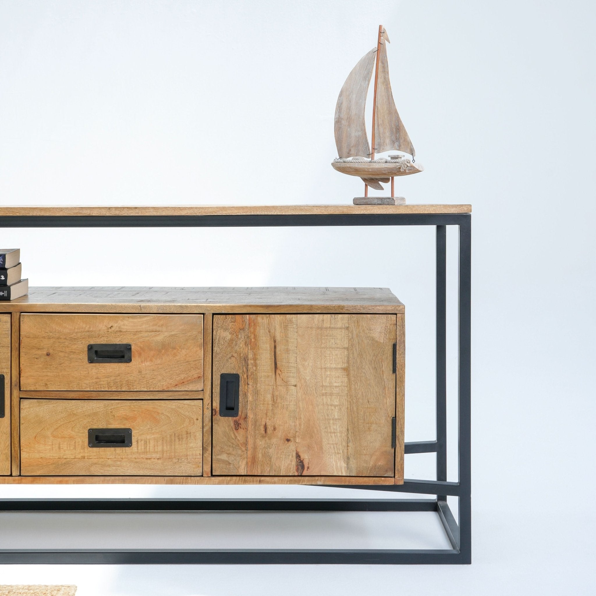 BERLIN LOFT INDUSTRIAL TWO DOOR SIDEBOARD - Art and craft furniture