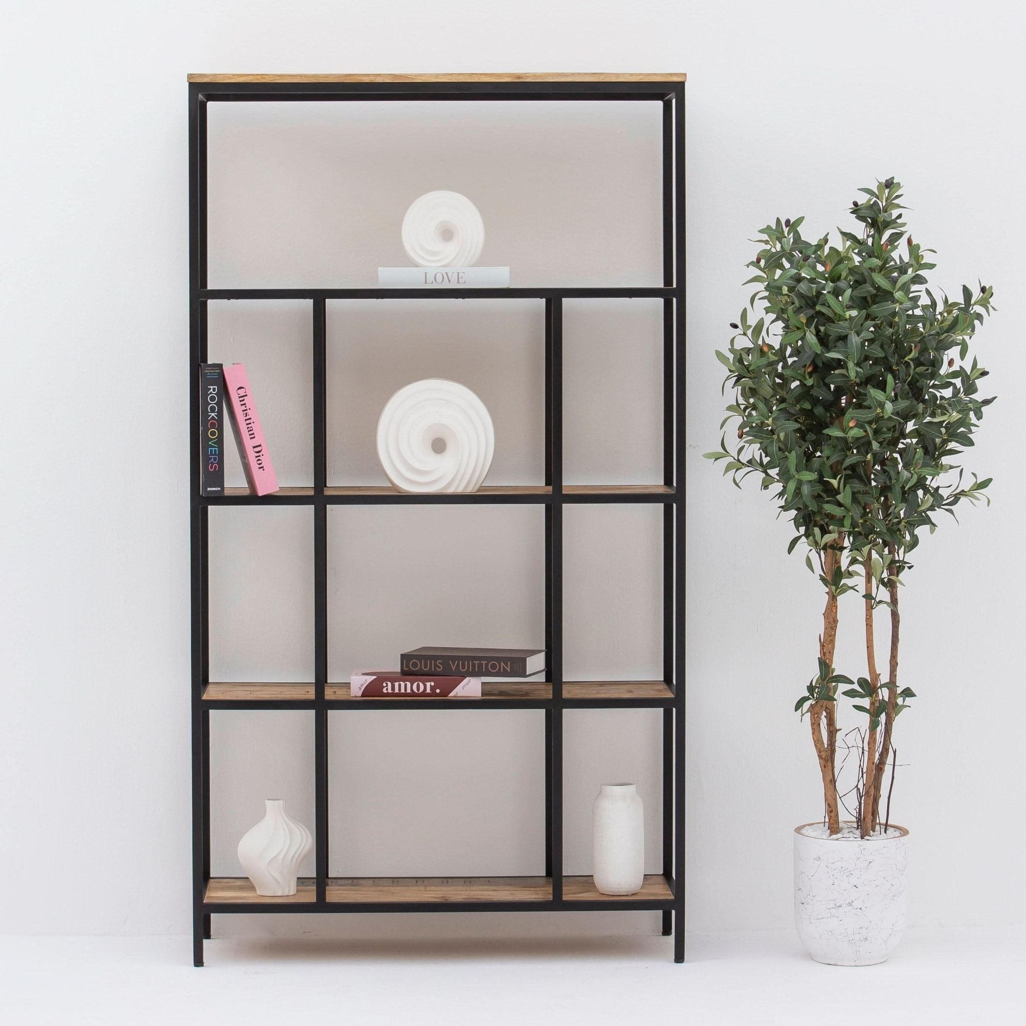 BERLIN LOFT WOODEN BOOKSHELF - Art and craft furniture
