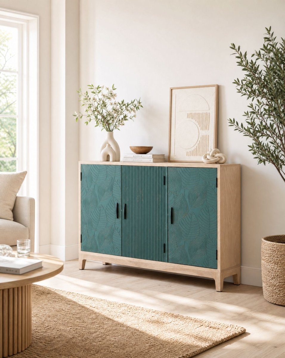 Blossora Three Door Sideboard - Art and craft furniture