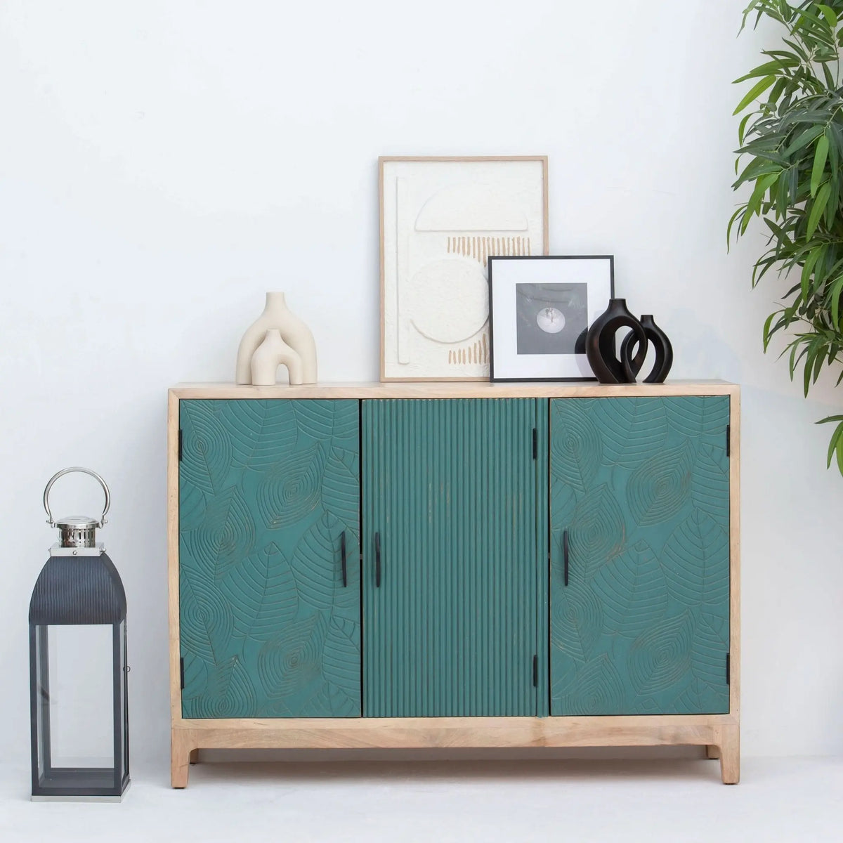 Blossora Three Door Sideboard - Art and craft furniture