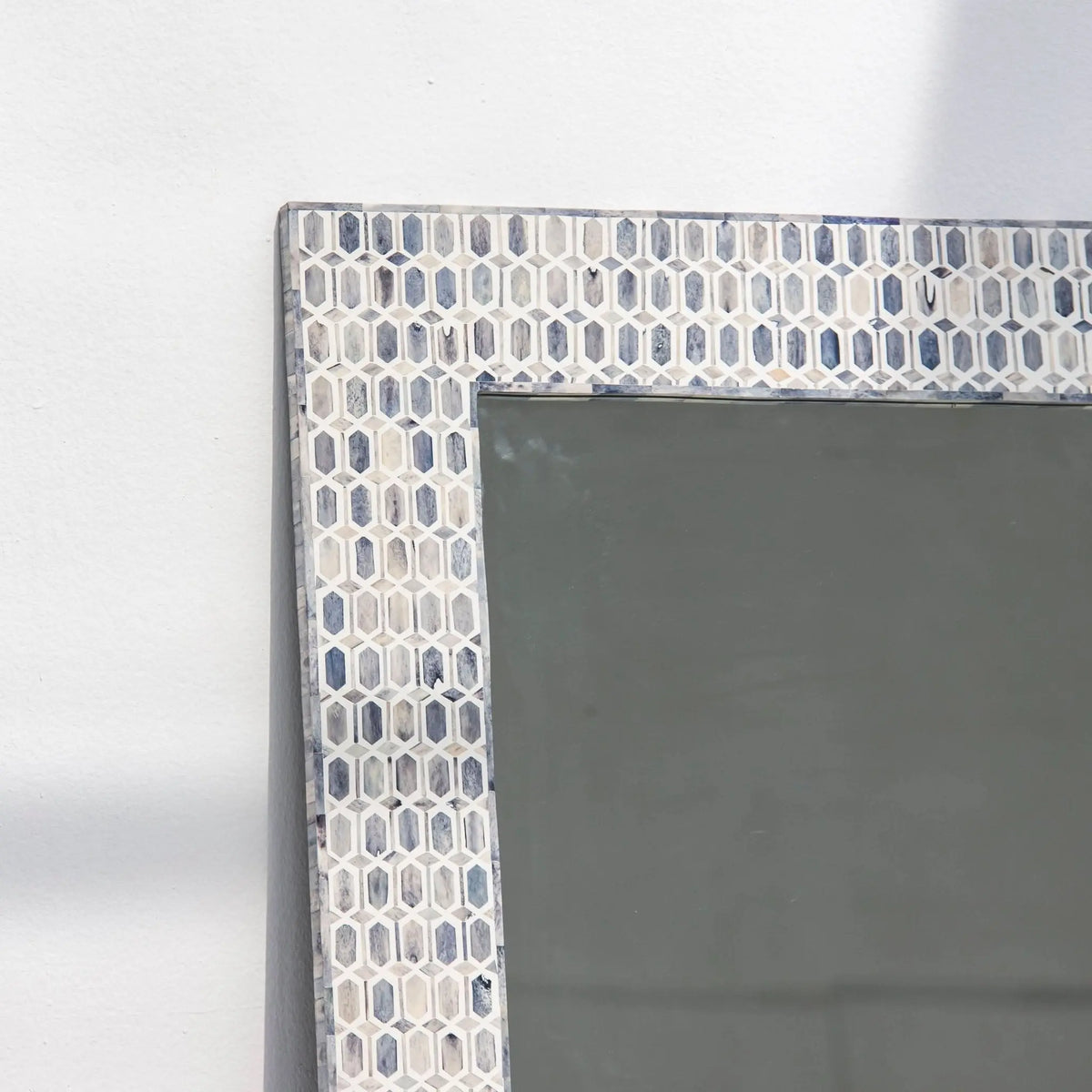 Blueshell Rectangle Frame Mirror - Art and craft furniture