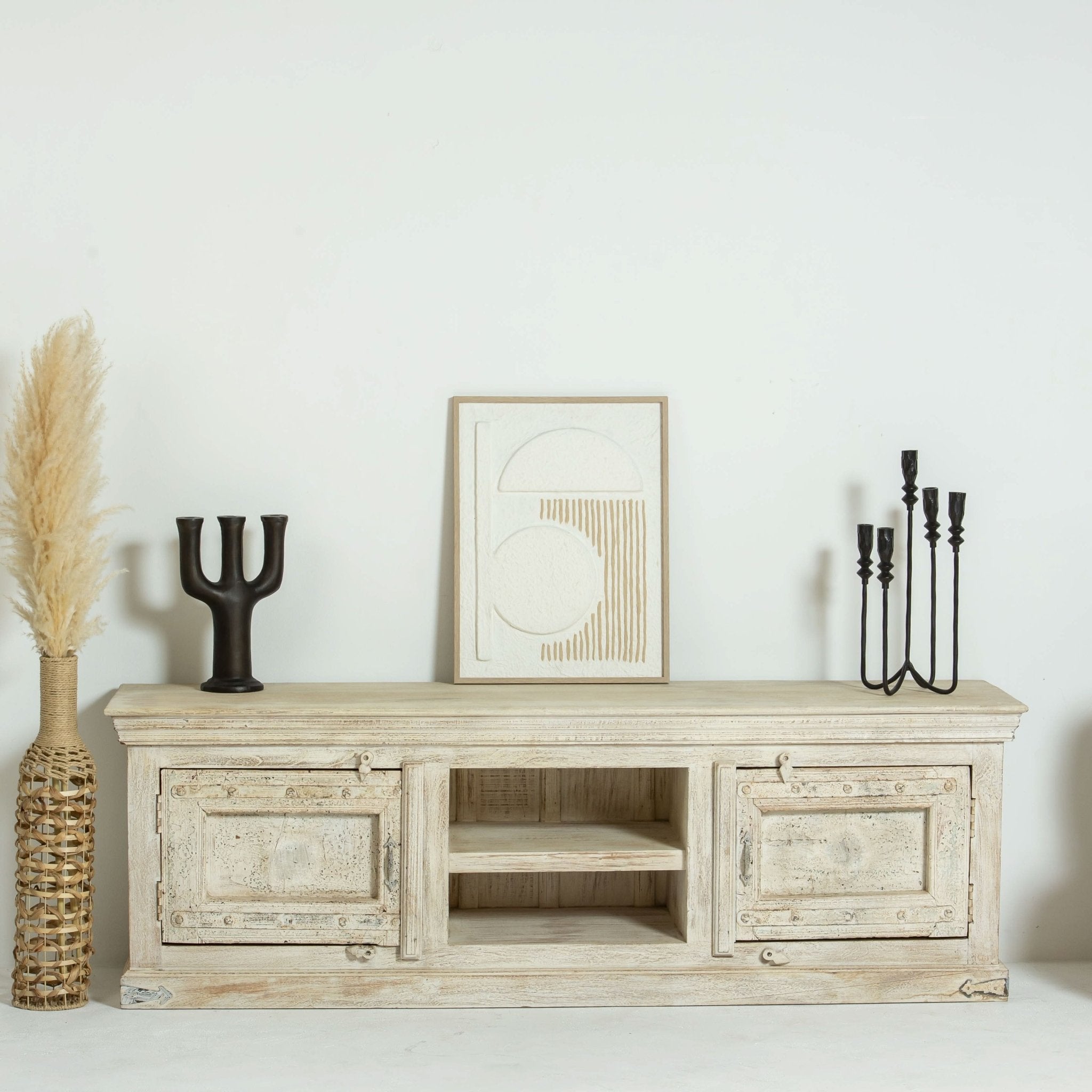 BRISBANE WOODEN TV STAND - Art and craft furniture