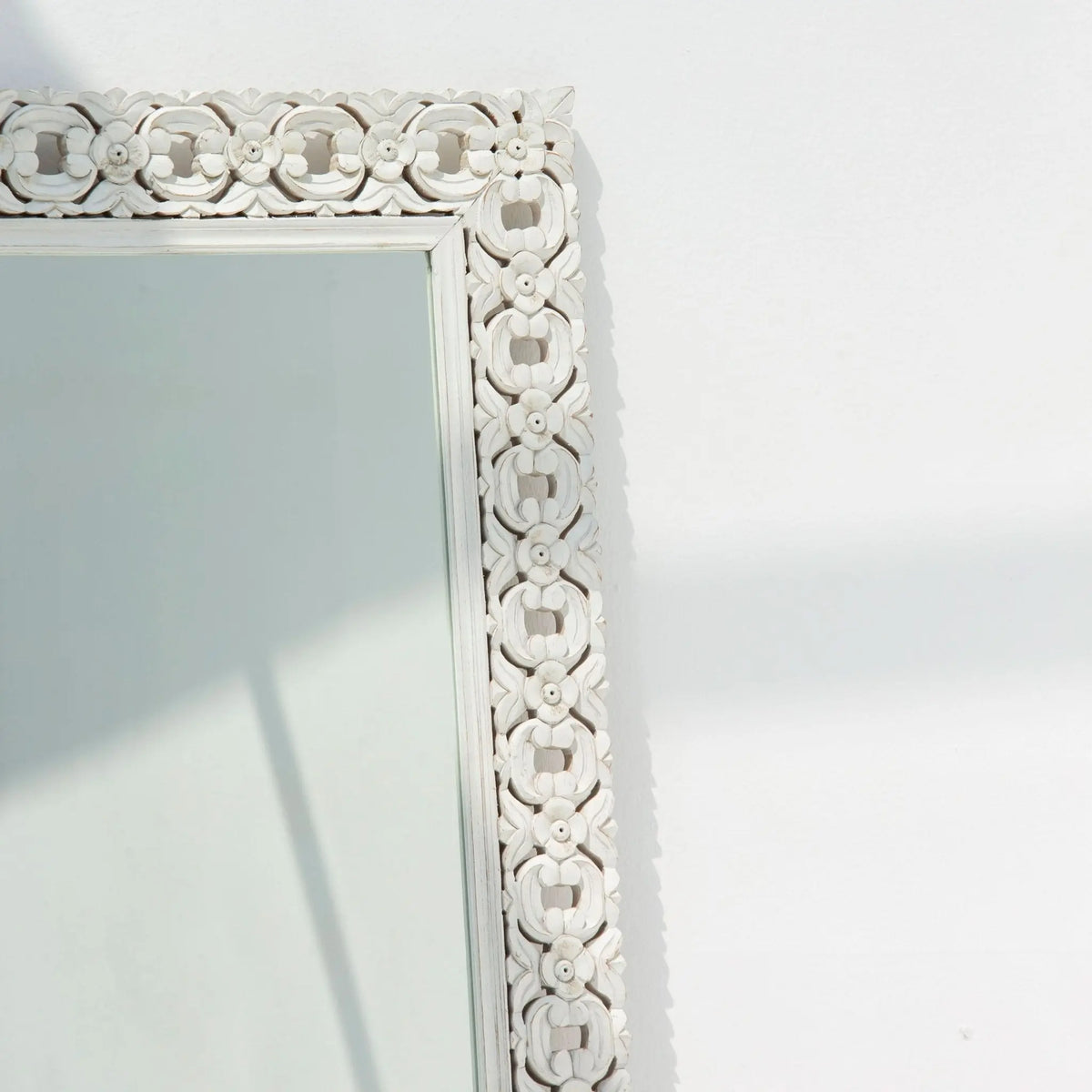 Allure Carved Frame Mirror - Art and craft furniture
