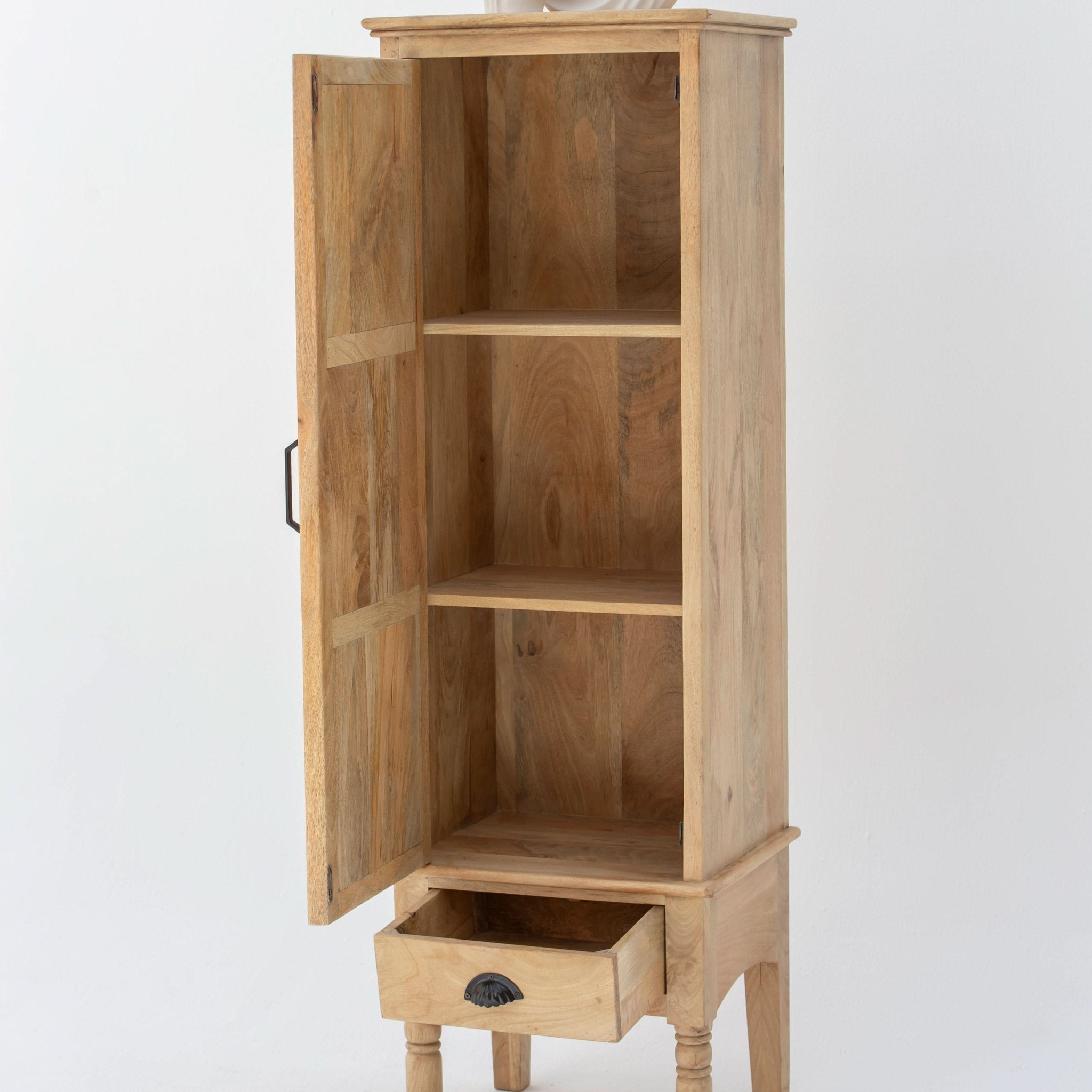 CAIRO CLASSIC ONE DOOR WOODEN CABINET - Art and craft furniture