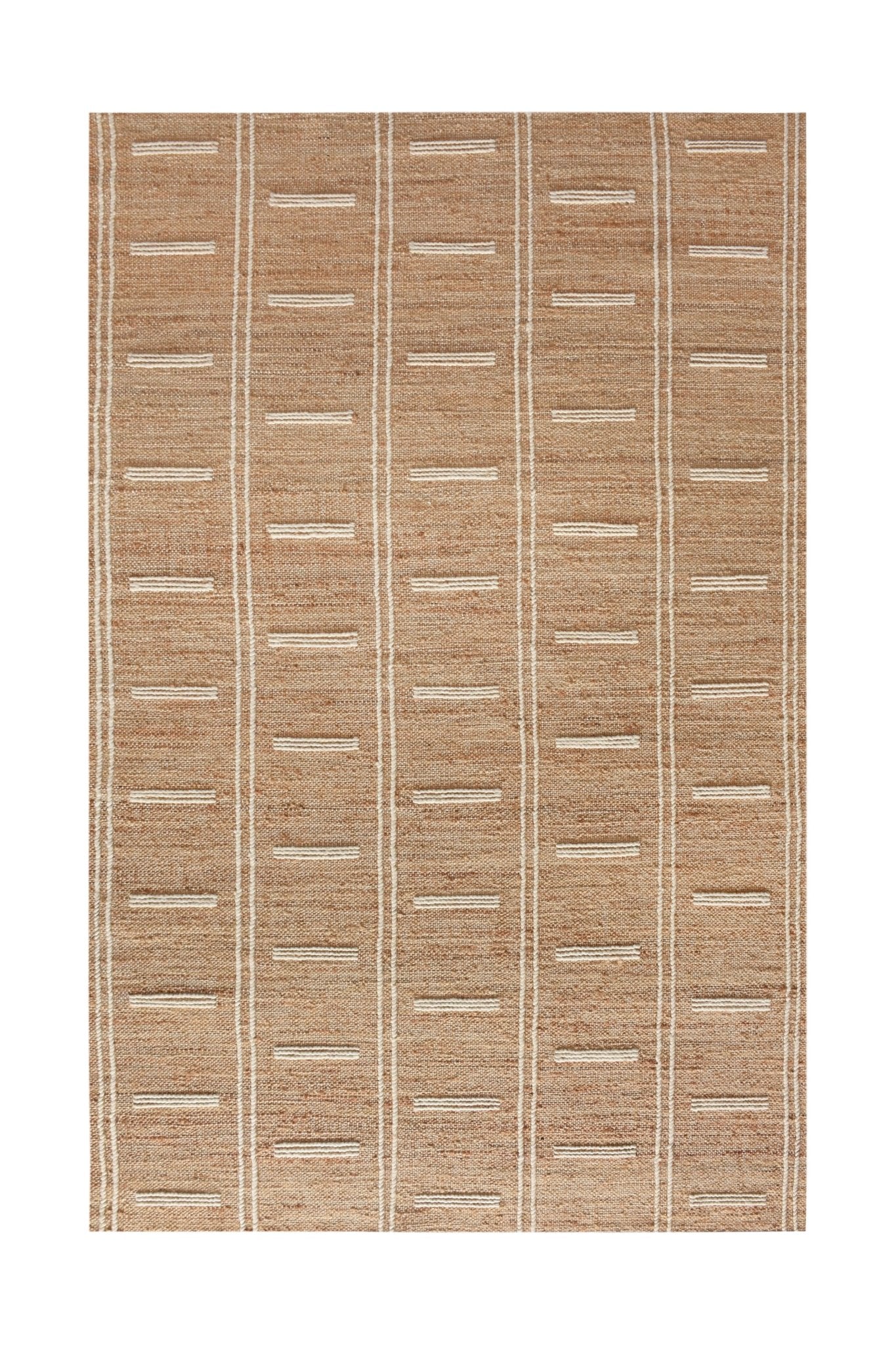 CALLAHANO PUNJA KELIM JUTE & WOOL POLYSTER MIX CARPET - Art and craft furniture