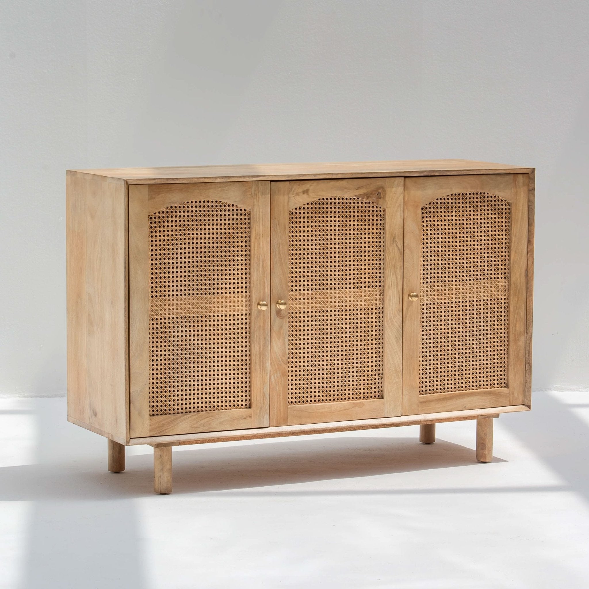 CANOVA RATTAN THREE DOOR SIDEBOARD - Art and craft furniture