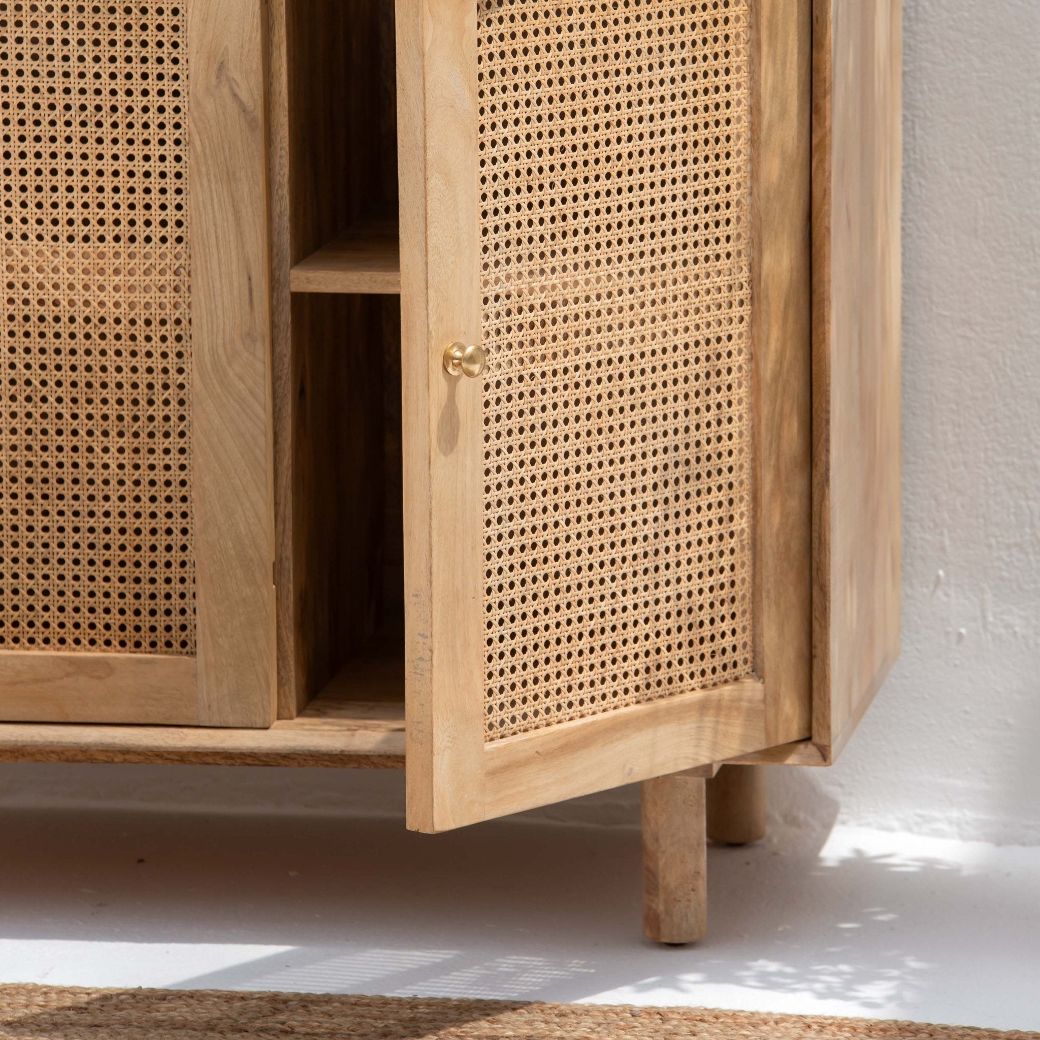 CANOVA RATTAN THREE DOOR SIDEBOARD - Art and craft furniture