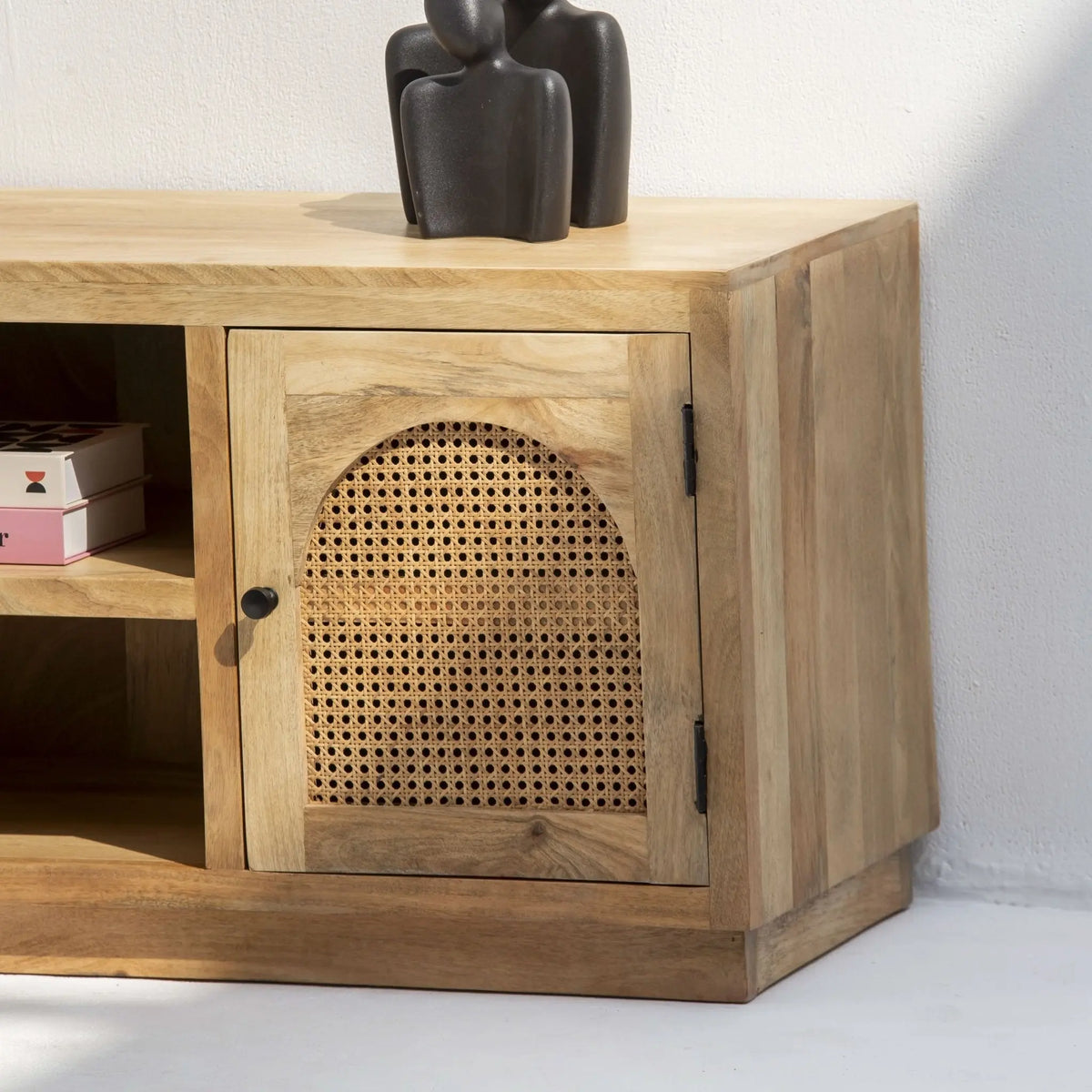 Canova Rattan Two Door TV Stand - Art and craft furniture
