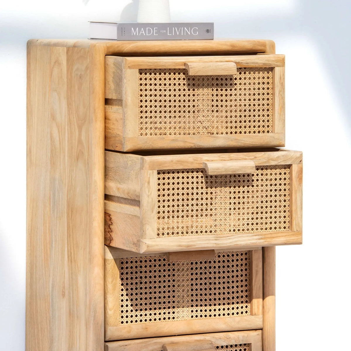 CANOVIA CANE FIVE DRAWERS DRAWCHEST - Art and craft furniture