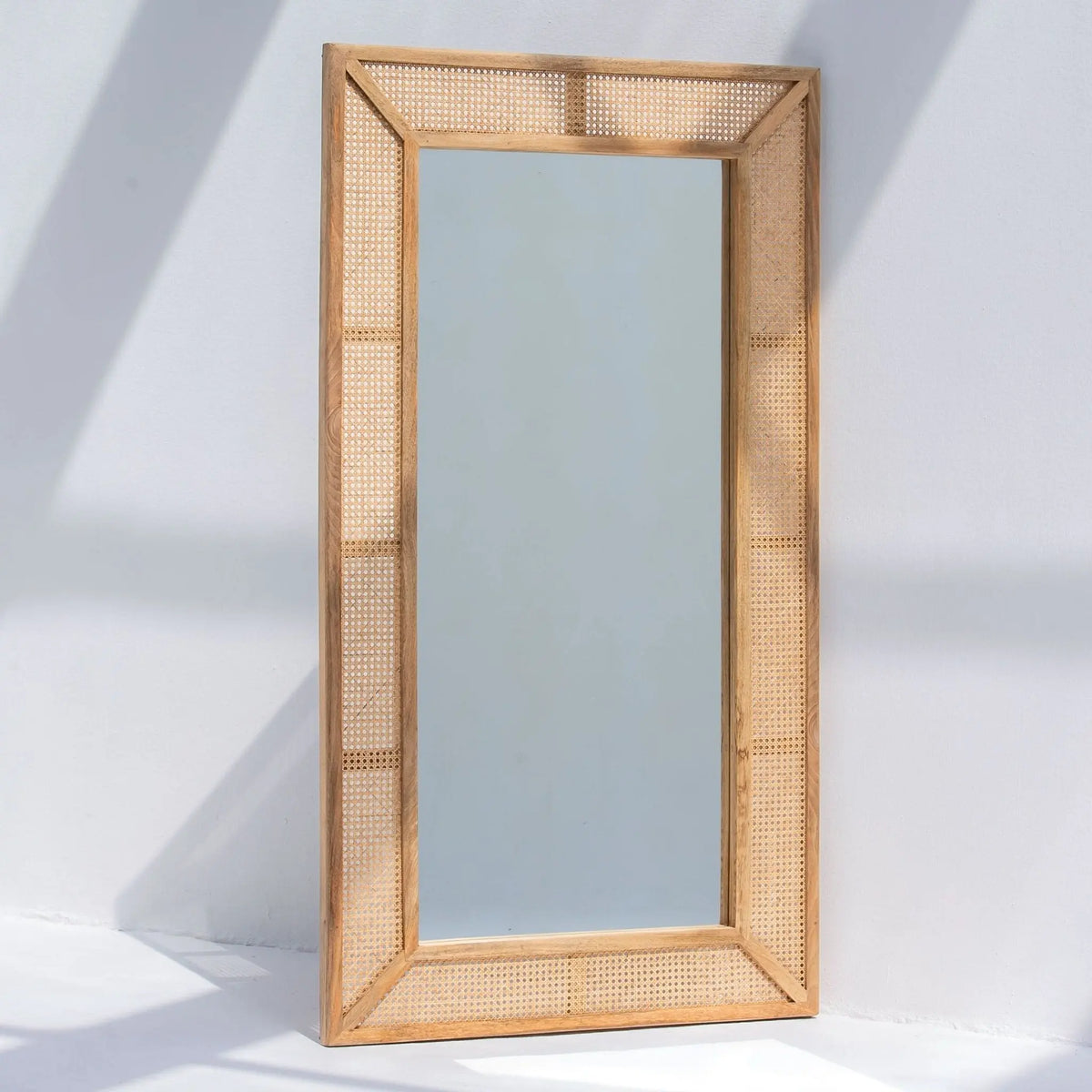 Canovia Cane Frame Mirror - Art and craft furniture
