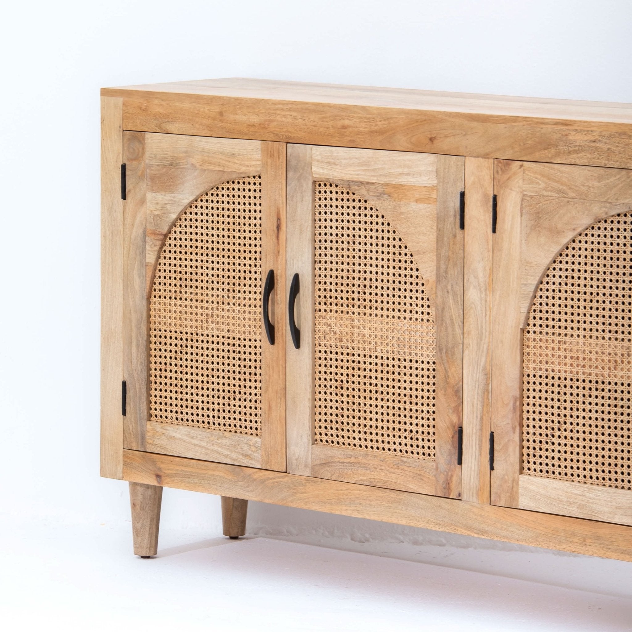 CANOVIA CANE SIDEBOARD FOUR DOOR - Art and craft furniture