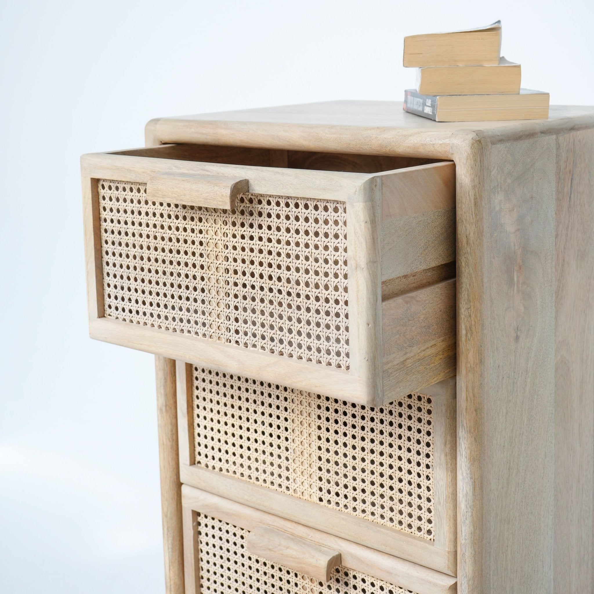 CANOVIA CANE THREE DRAWERS DRAWCHEST - Art and craft furniture