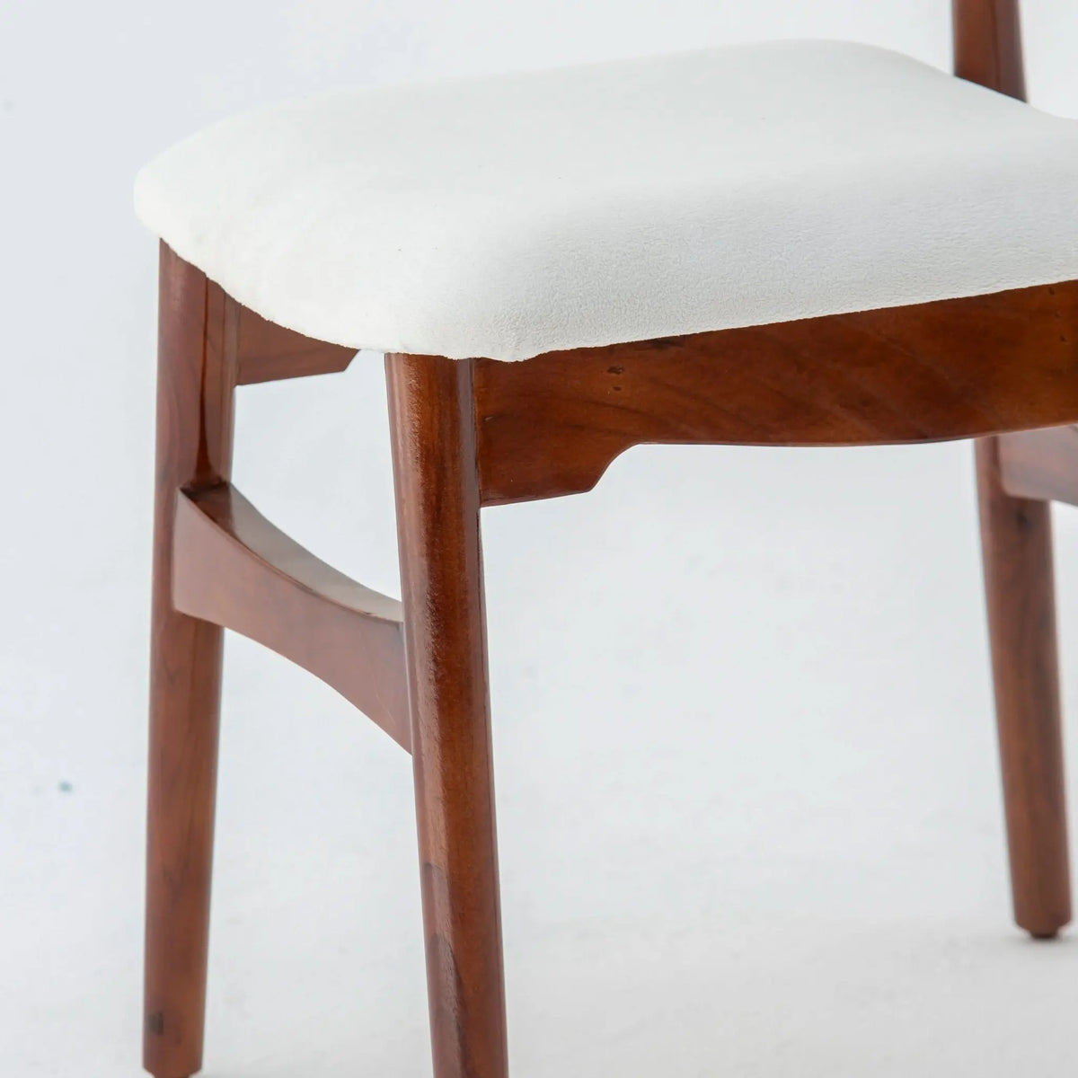 Canovia Dark Wood Cane Chair - Art and craft furniture