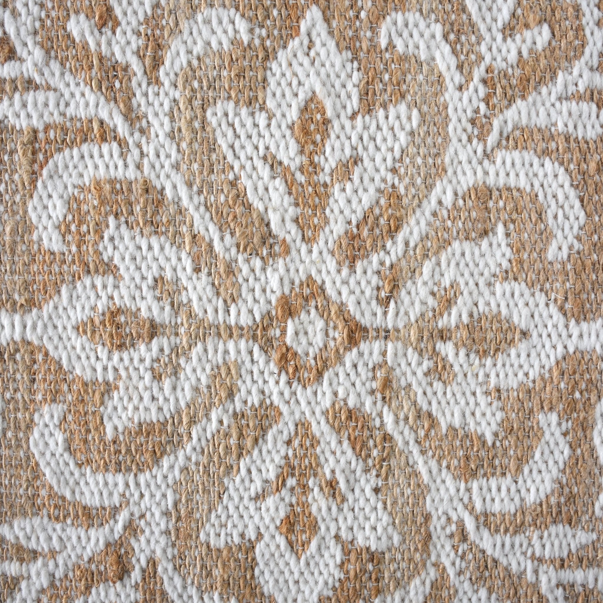 CARDINA JACQUARD WOVEN JUTE & WOOL CARPET - Art and craft furniture