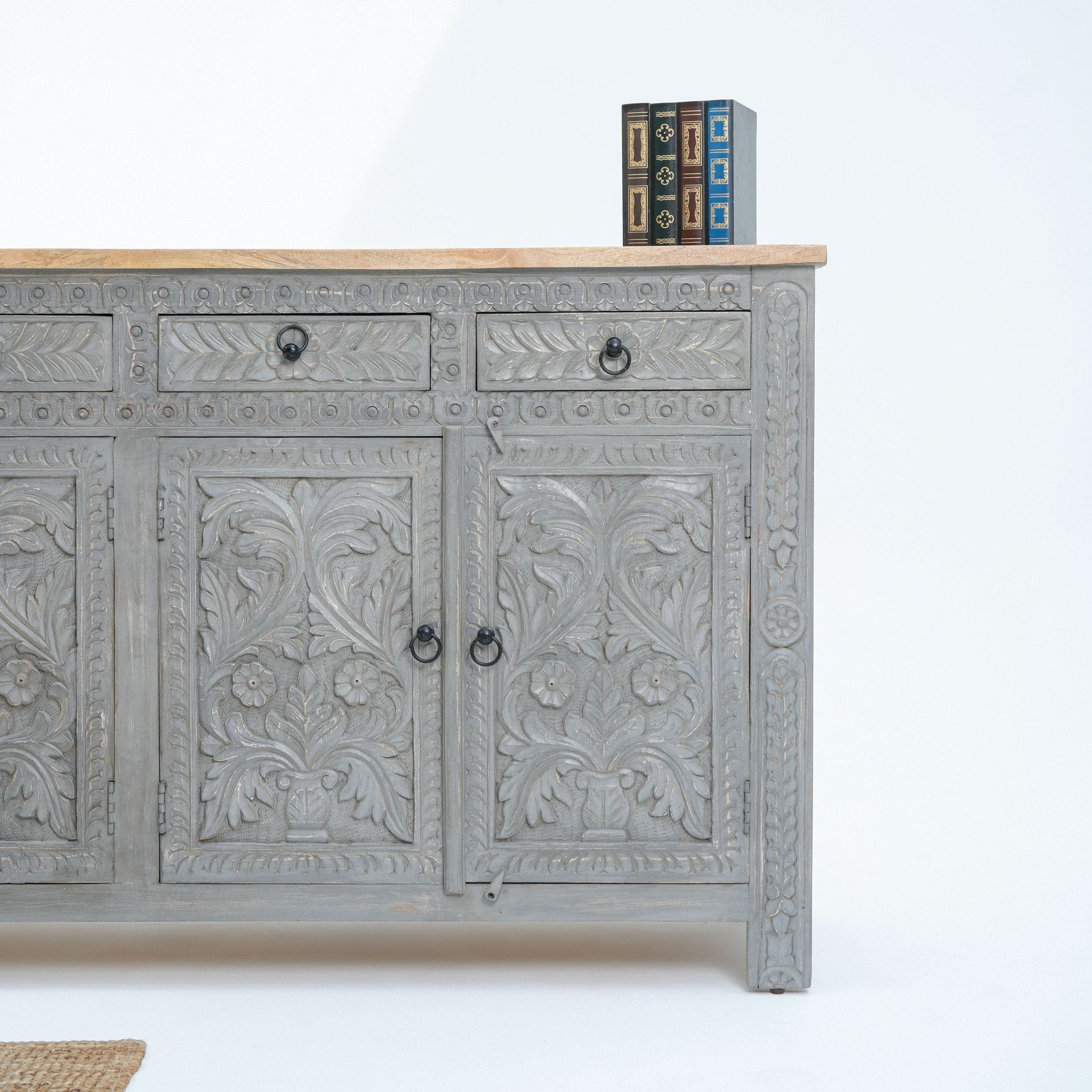 CARVA FOUR DRAW FOUR DRAWER SIDEBOARD - Art and craft furniture
