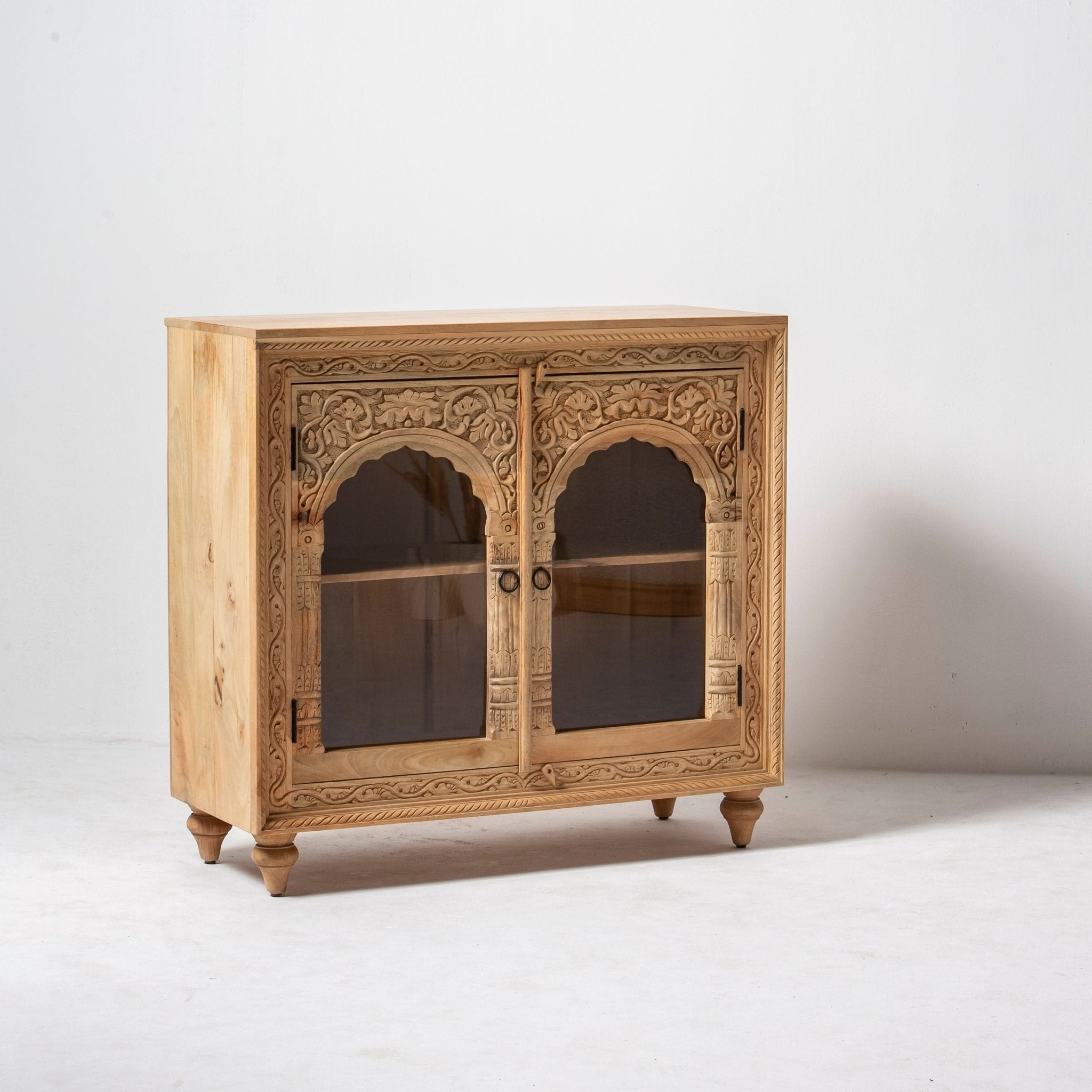 CARVED WOODEN SIDEBOARD - Art and craft furniture