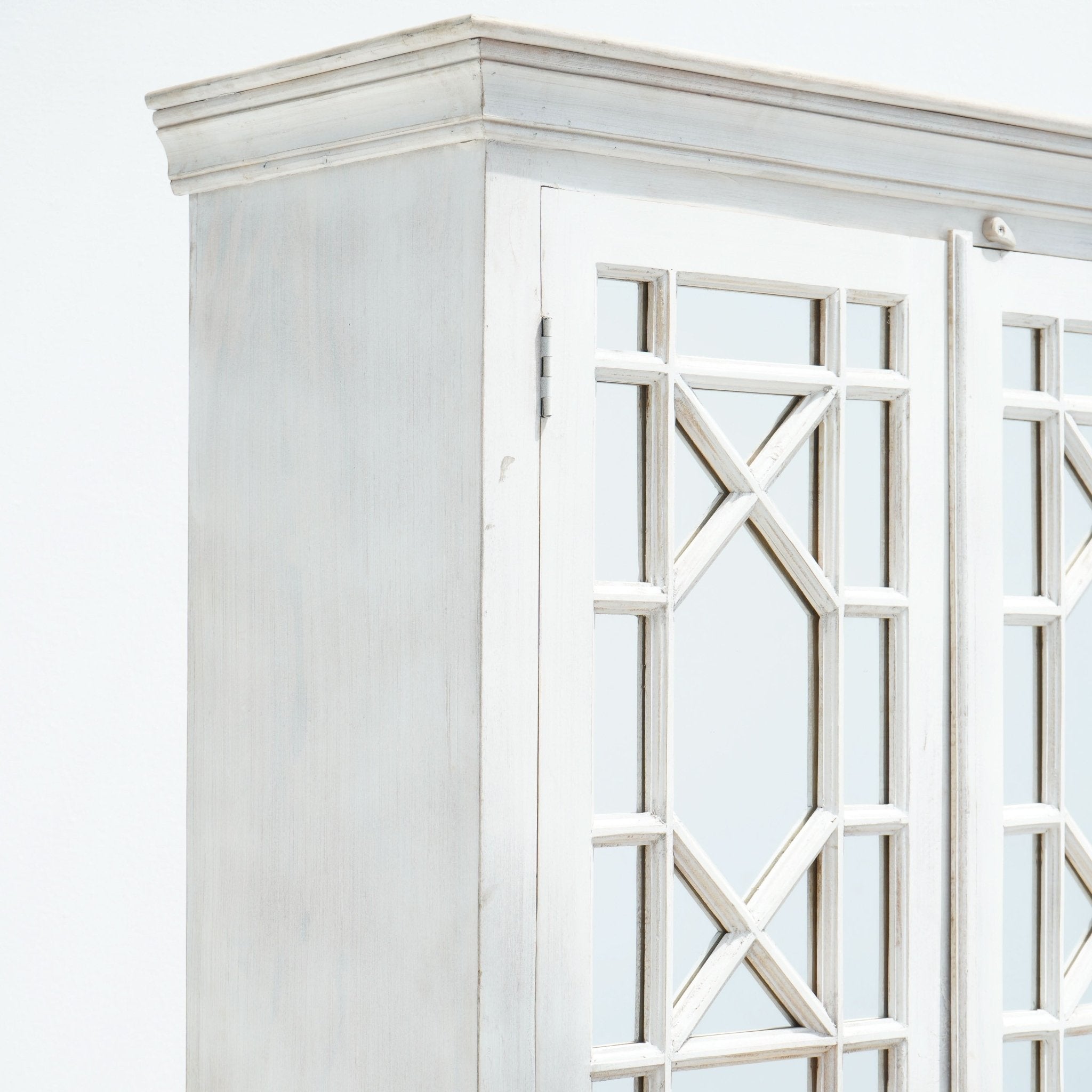 CASABLANCA CLASSIC TWO MIRROR DOOR CABINET - Art and craft furniture