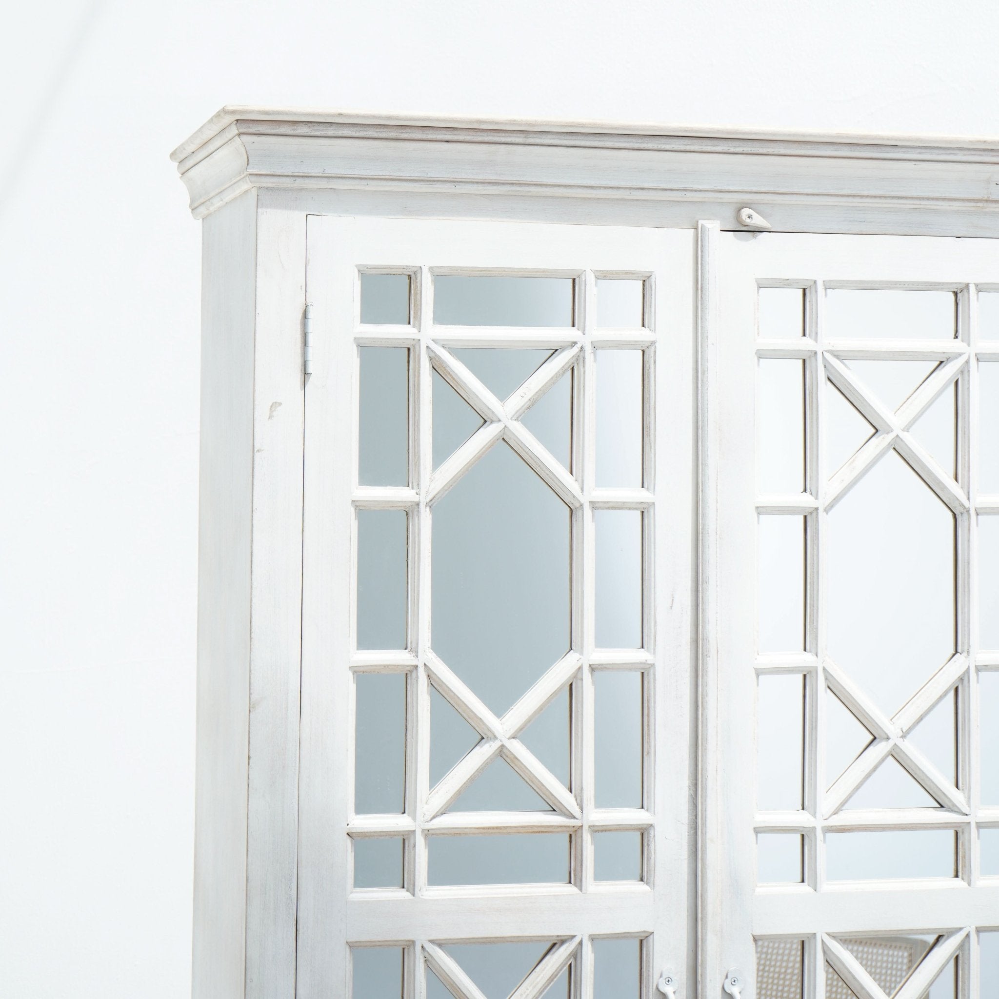 CASABLANCA CLASSIC TWO MIRROR DOOR CABINET - Art and craft furniture