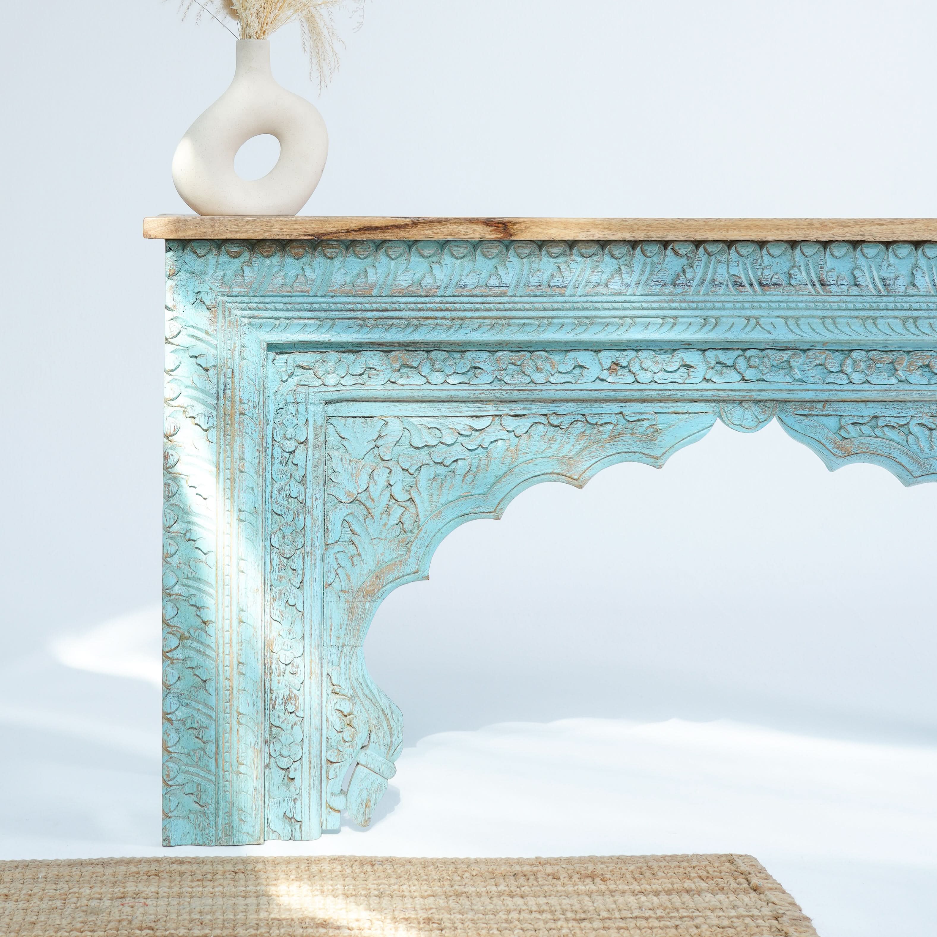 The Heritage Maple Console table - Art and craft furniture