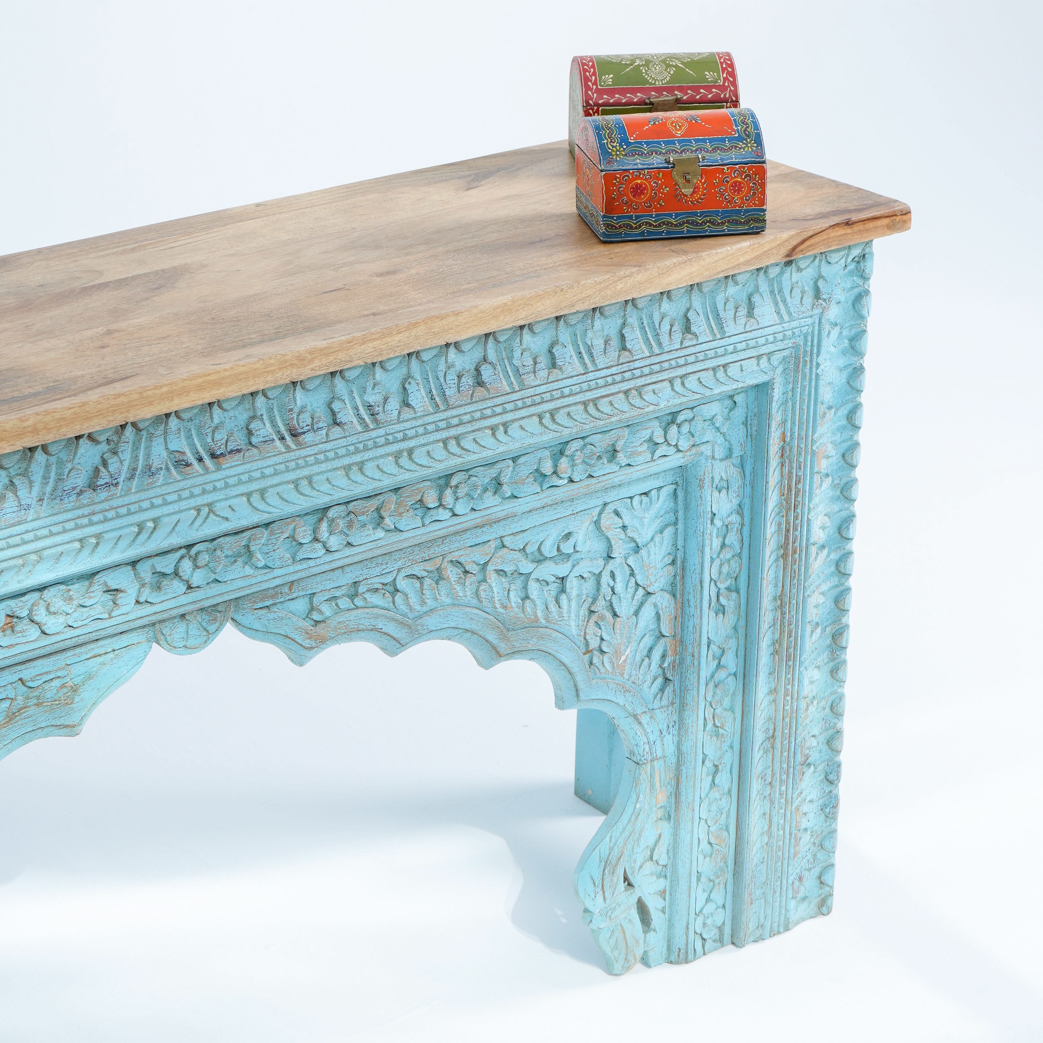 The Heritage Maple Console table - Art and craft furniture