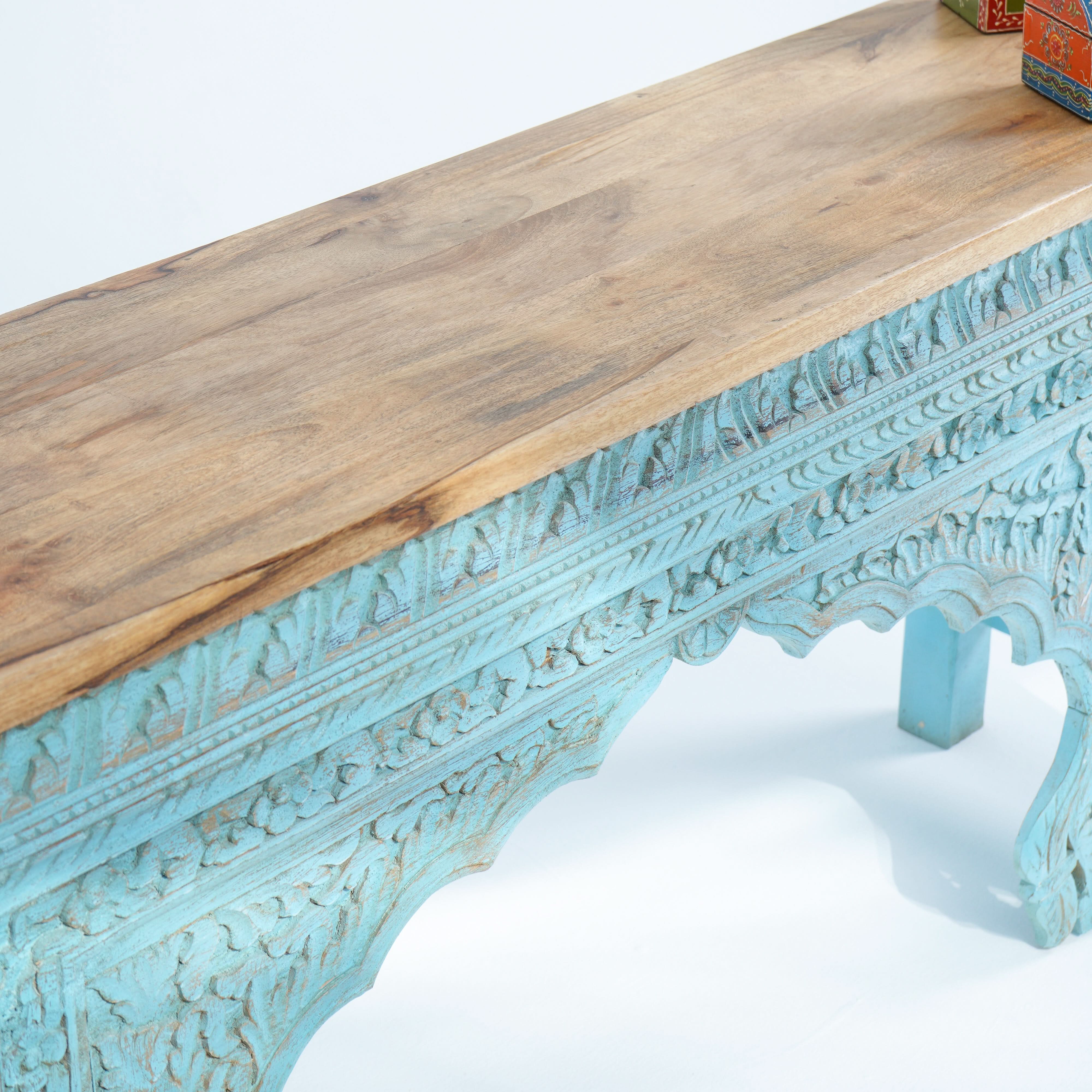 The Heritage Maple Console table - Art and craft furniture