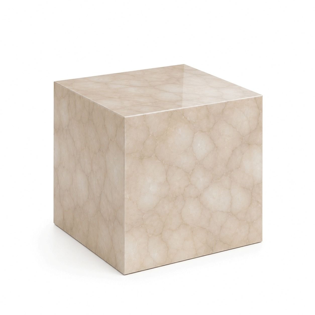 Crema Marble Spider Side Table - Art and craft furniture
