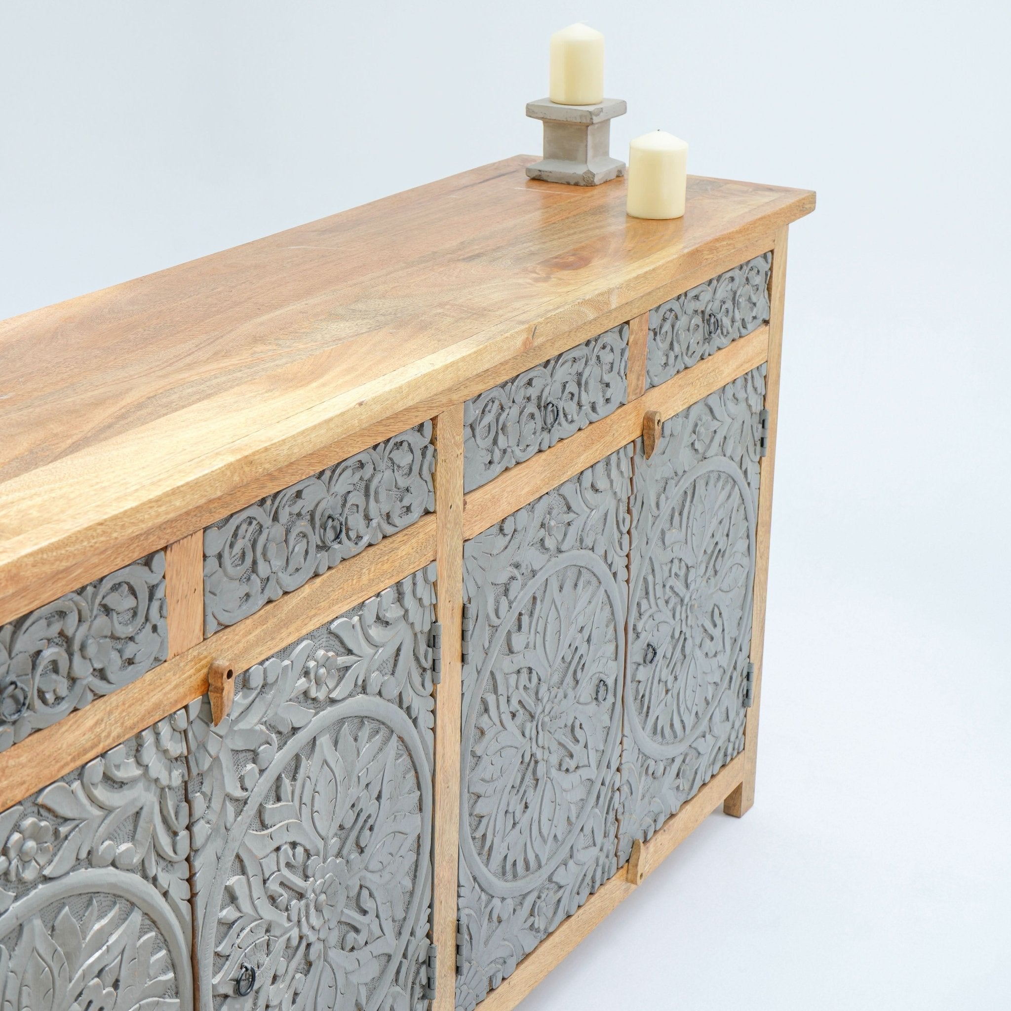 DABORA FOUR DRAWER FOUR DOOR SIDEBOARD - Art and craft furniture