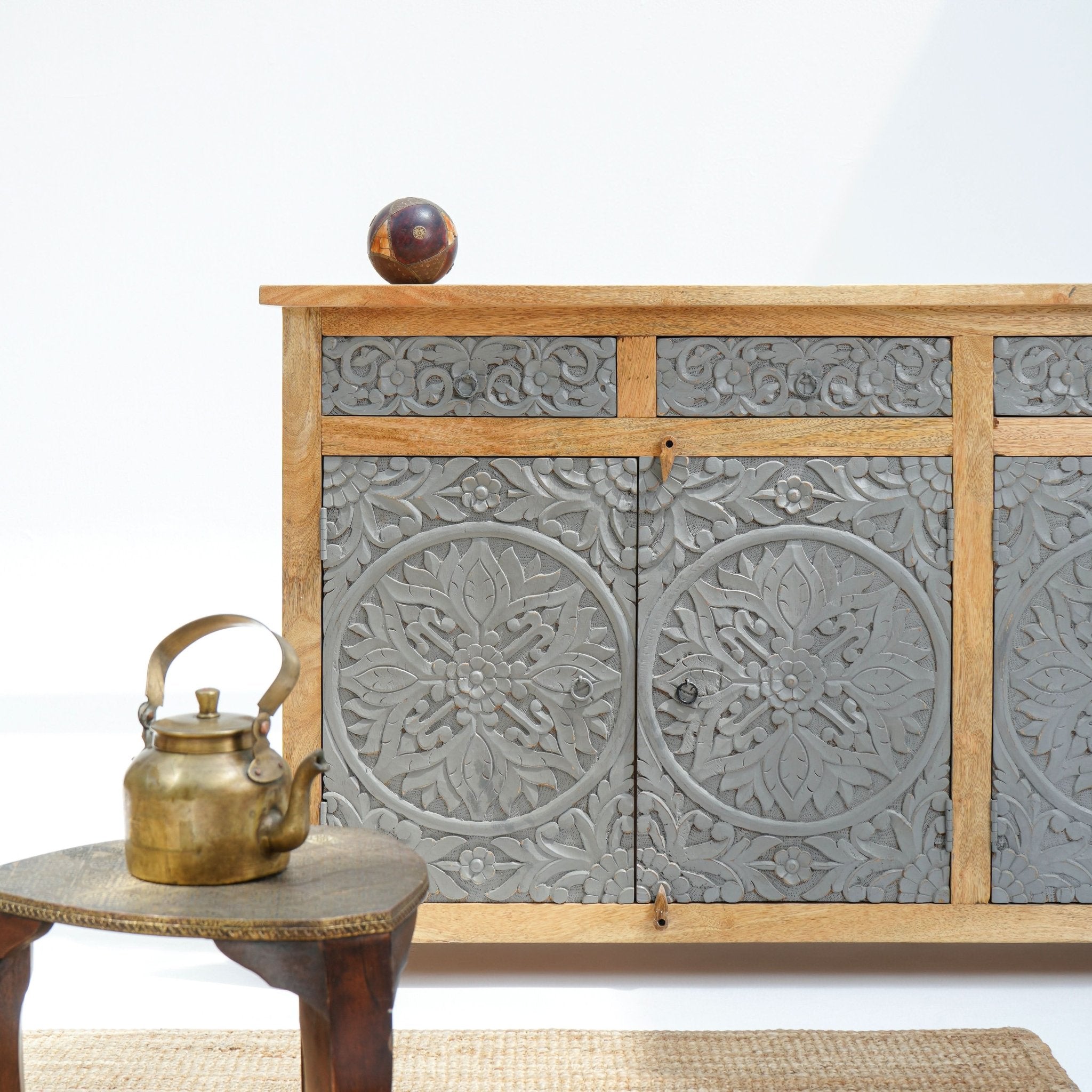 DABORA FOUR DRAWER FOUR DOOR SIDEBOARD - Art and craft furniture