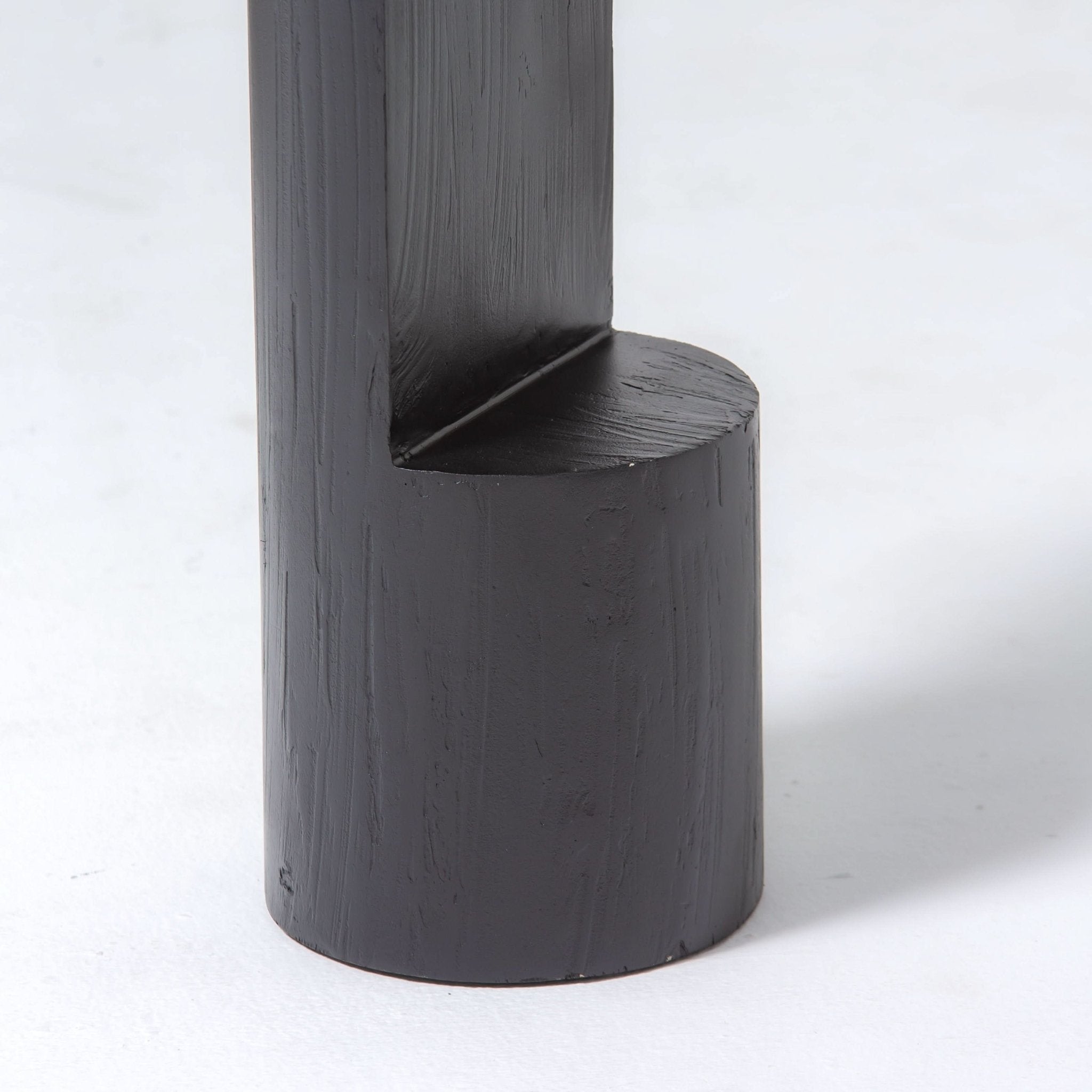DANISH BLACK SIDE TABLE - Art and craft furniture