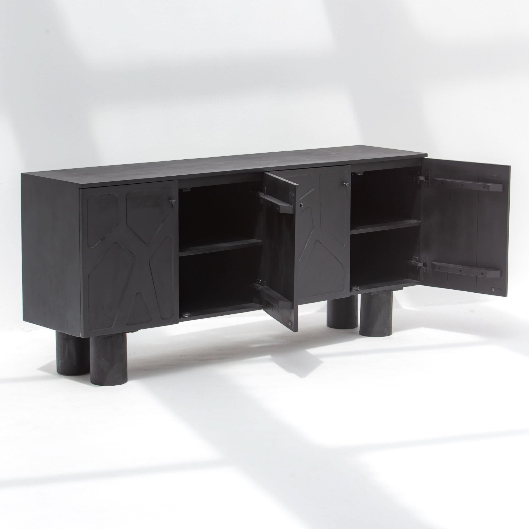 DANISH FOUR DOOR SIDEBOARD - Art and craft furniture
