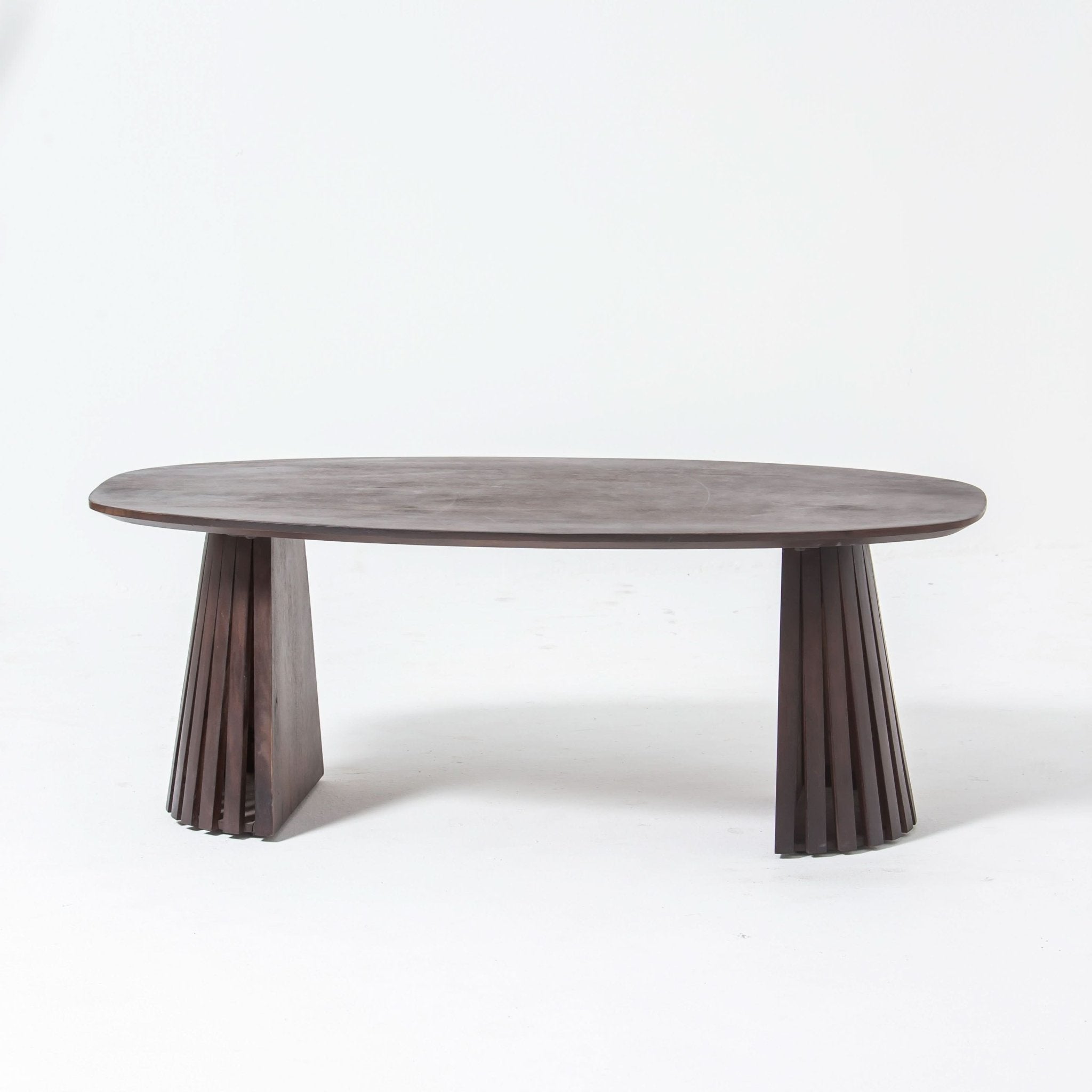 DANISH OVAL COFFEE TABLE - Art and craft furniture