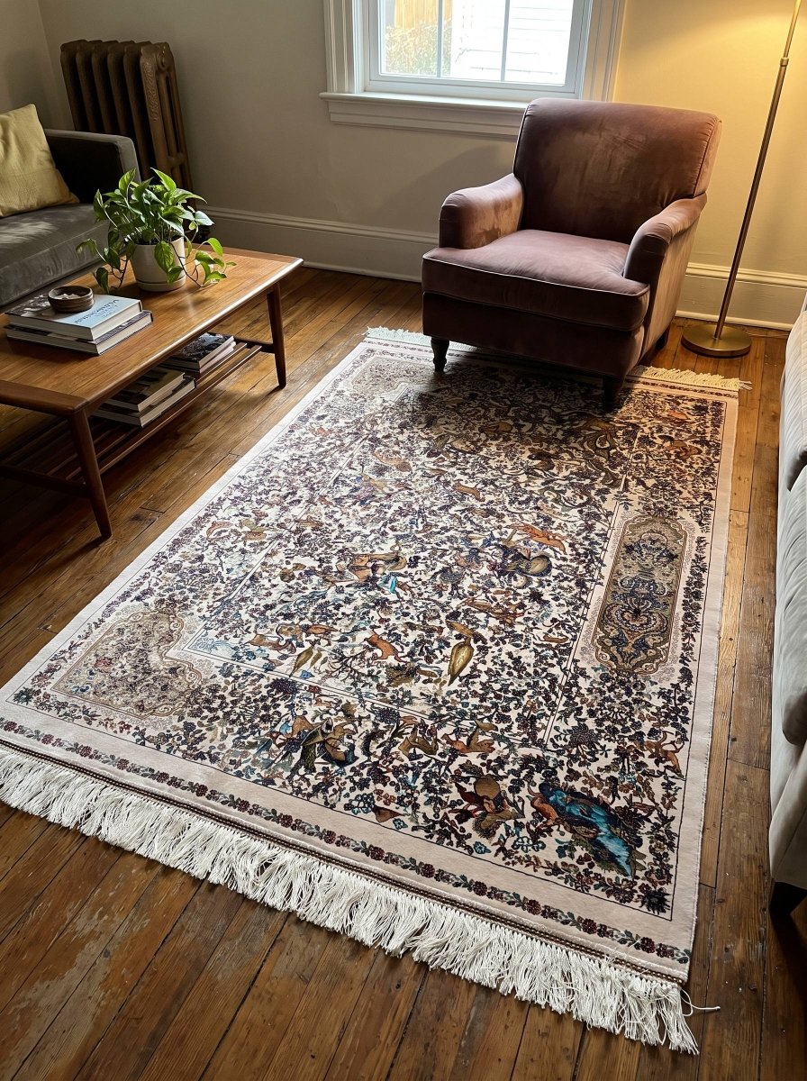 Darian Cream Carpet - Art and craft furniture