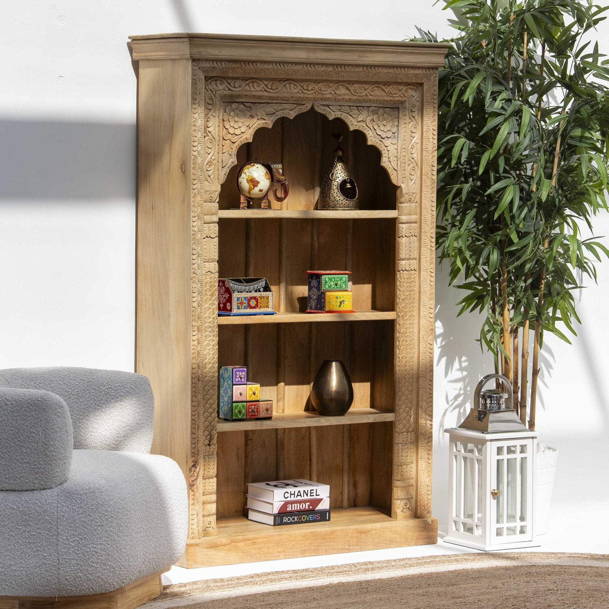 DUBLIN MEHRAB OPEN BOOKSHELF - Art and craft furniture