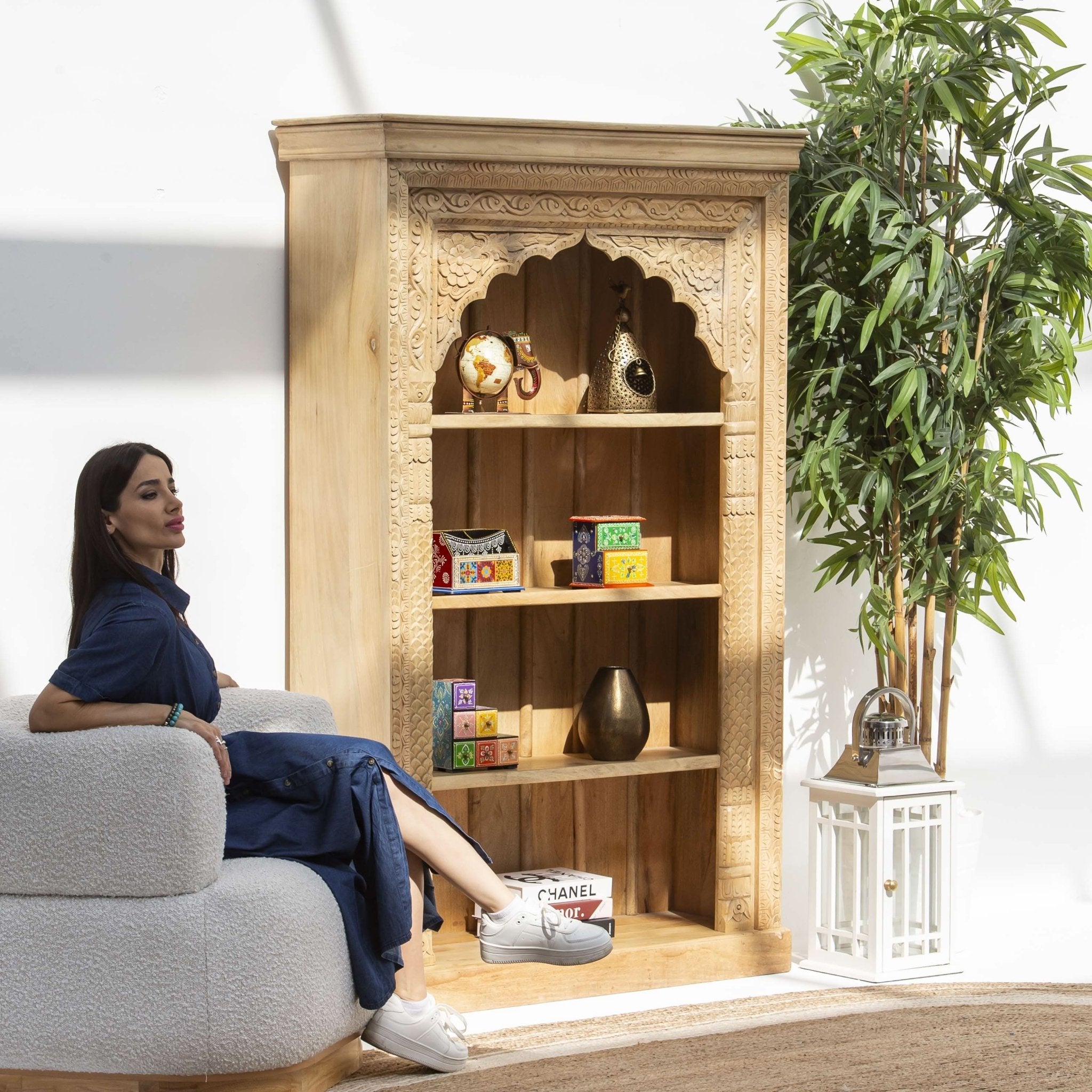 DUBLIN MEHRAB OPEN BOOKSHELF - Art and craft furniture