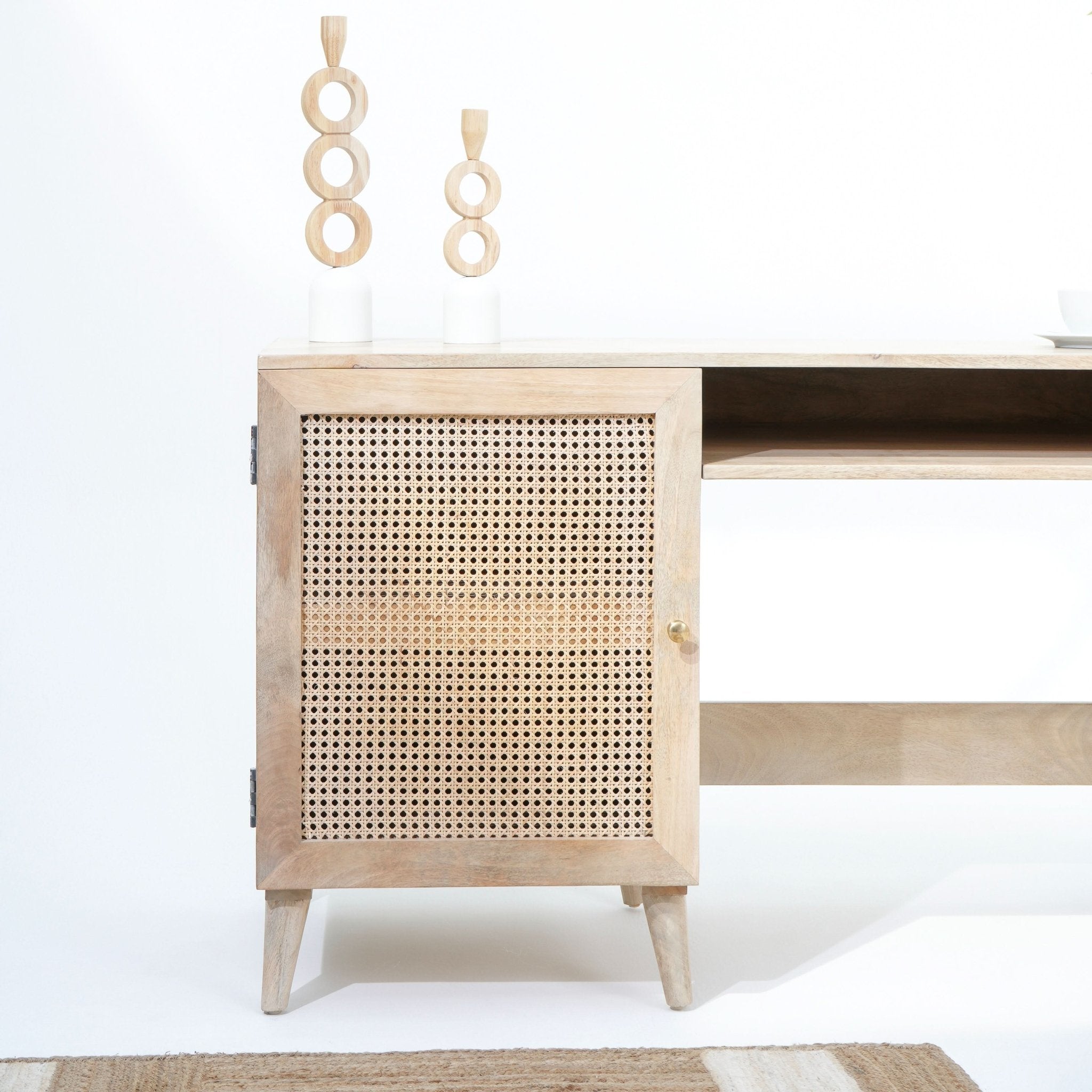 ELEVATE CANE STUDY DESK - Art and craft furniture