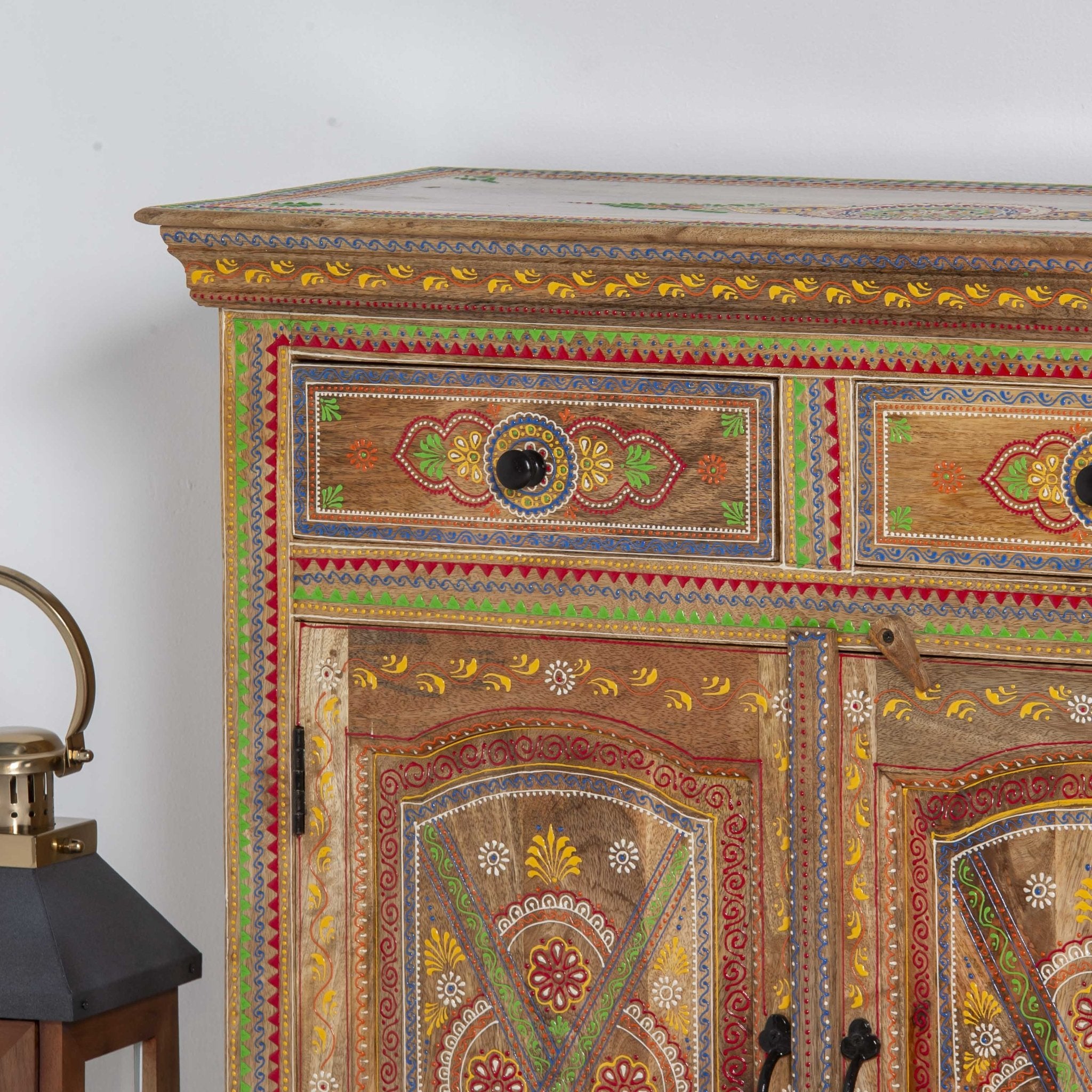 ELMORA PAINTING WOODEN SIDEBOARD - Art and craft furniture