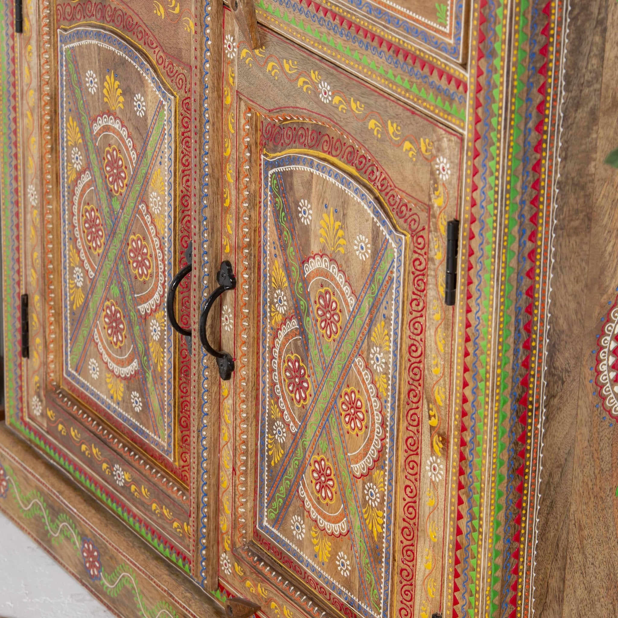 ELMORA PAINTING WOODEN SIDEBOARD - Art and craft furniture