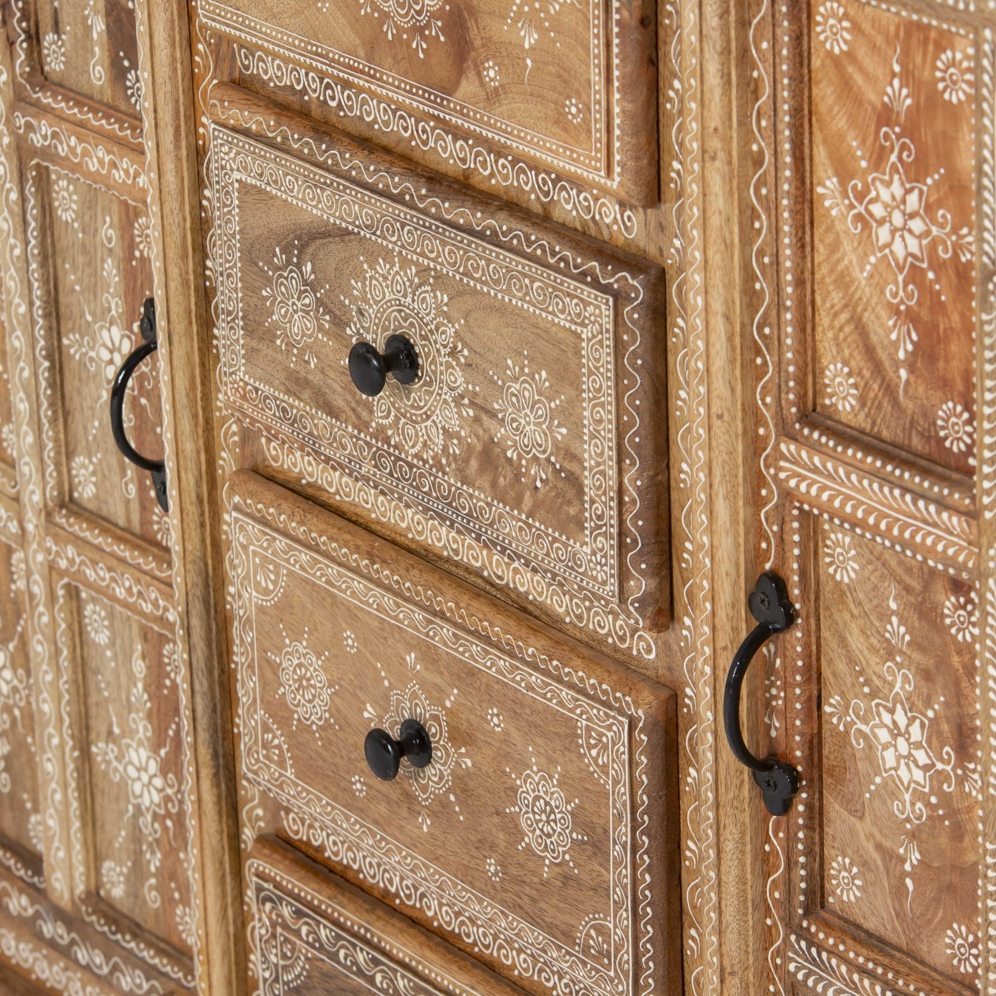 ELMORA PAINTING WOODEN SIDEBOARD - Art and craft furniture