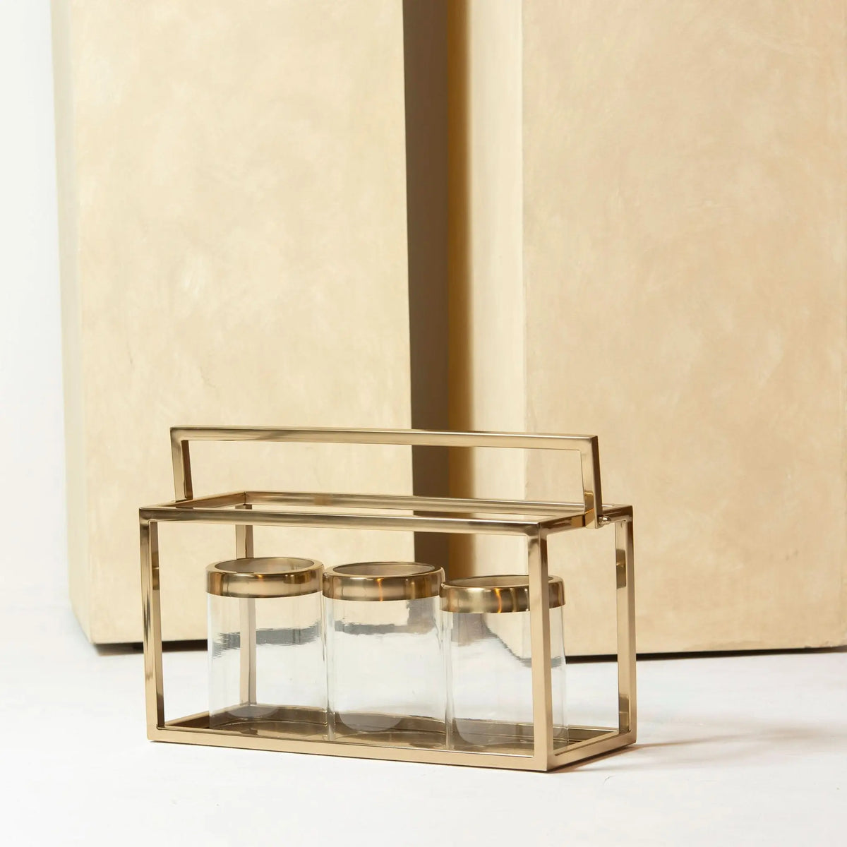 Horizon Trio Glass Lantern - Art and craft furniture