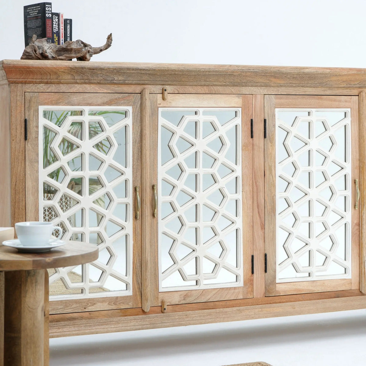 Expo Four Glass Door Sideboard - Art and craft furniture