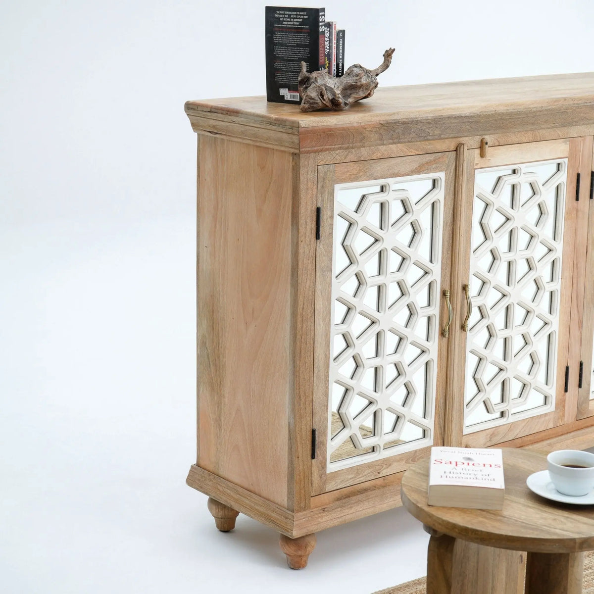 Expo Four Glass Door Sideboard - Art and craft furniture