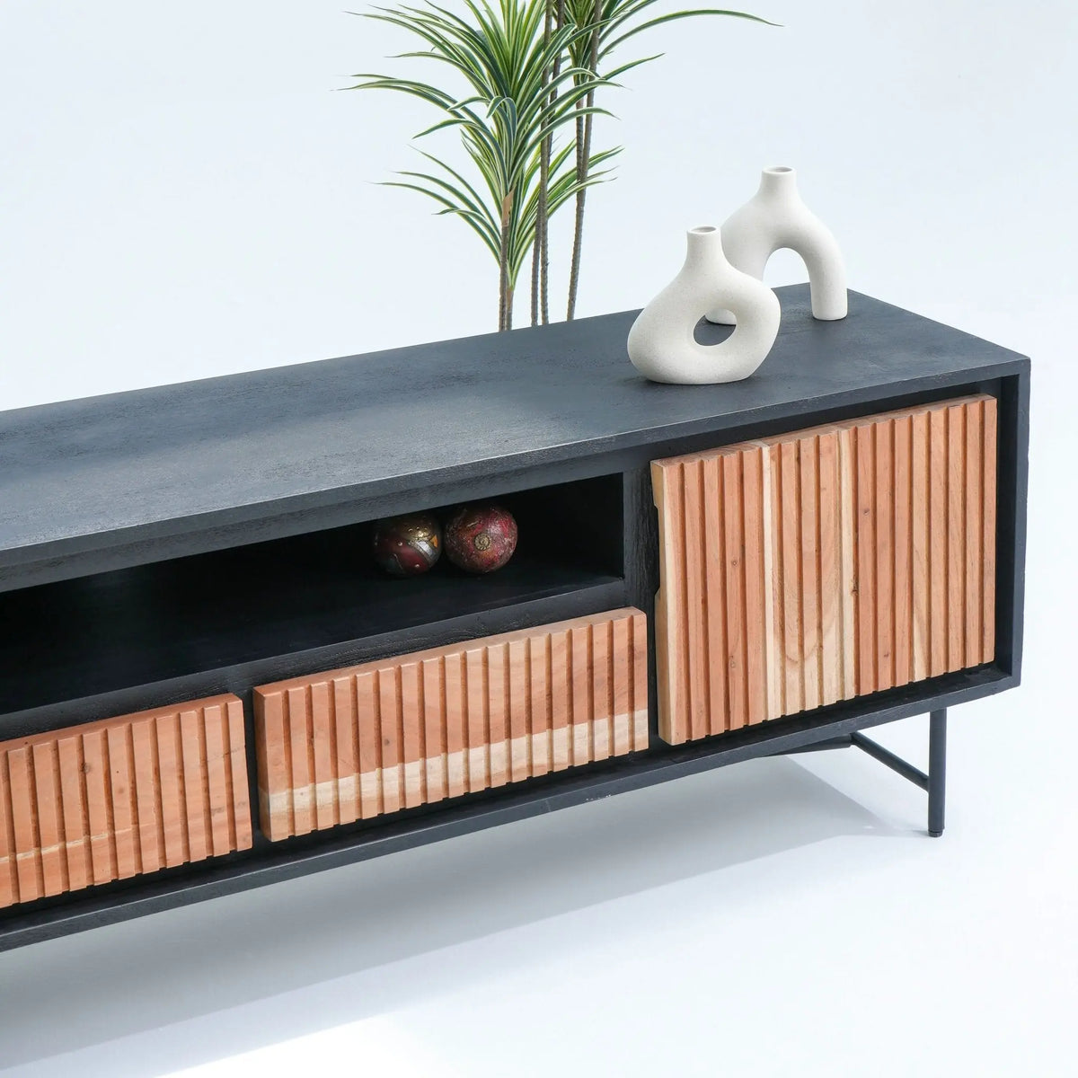 Florence Acacia Wooden Tv stand - Art and craft furniture