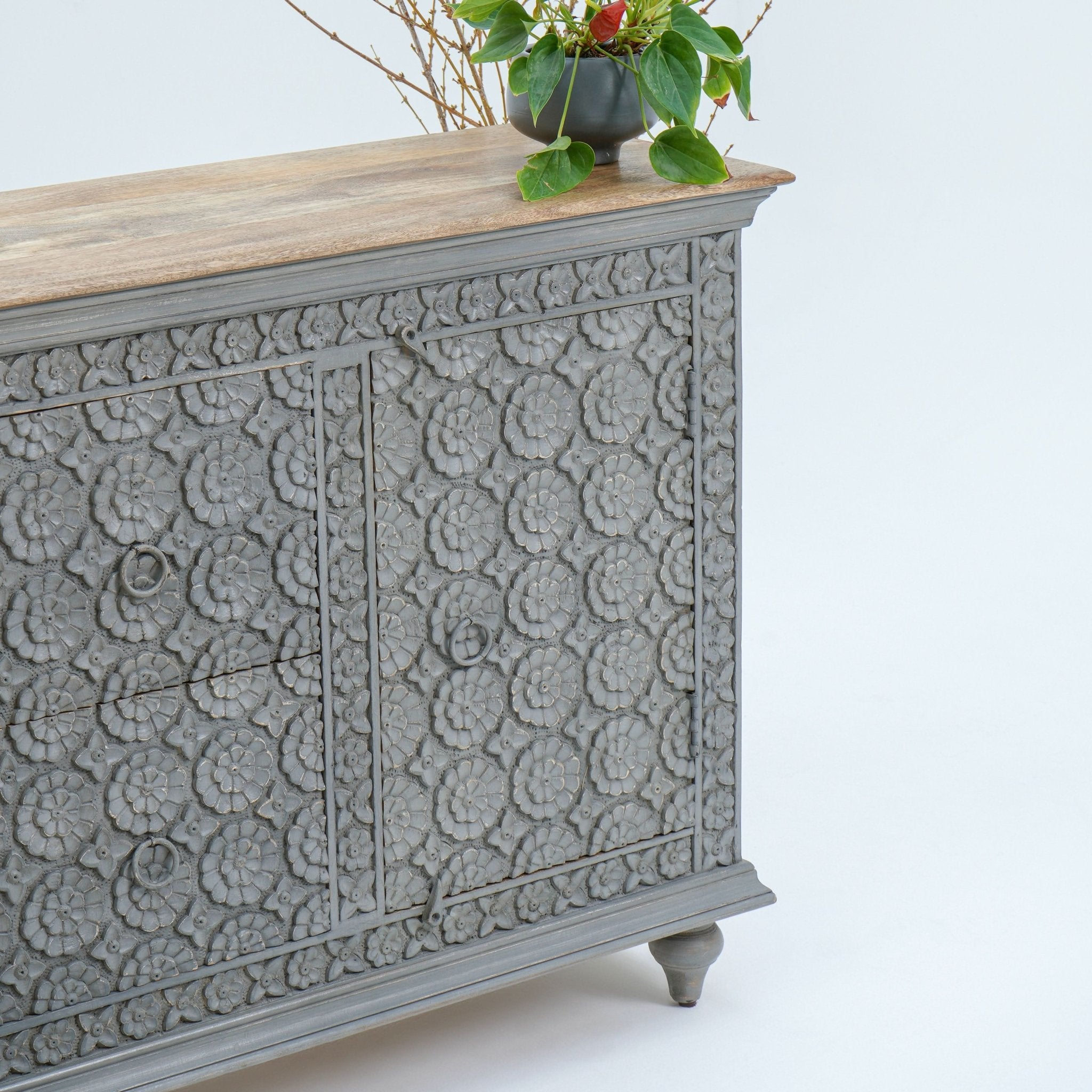 FLORIX TWO DOOR TWO DRAWER SIDEBOARD - Art and craft furniture