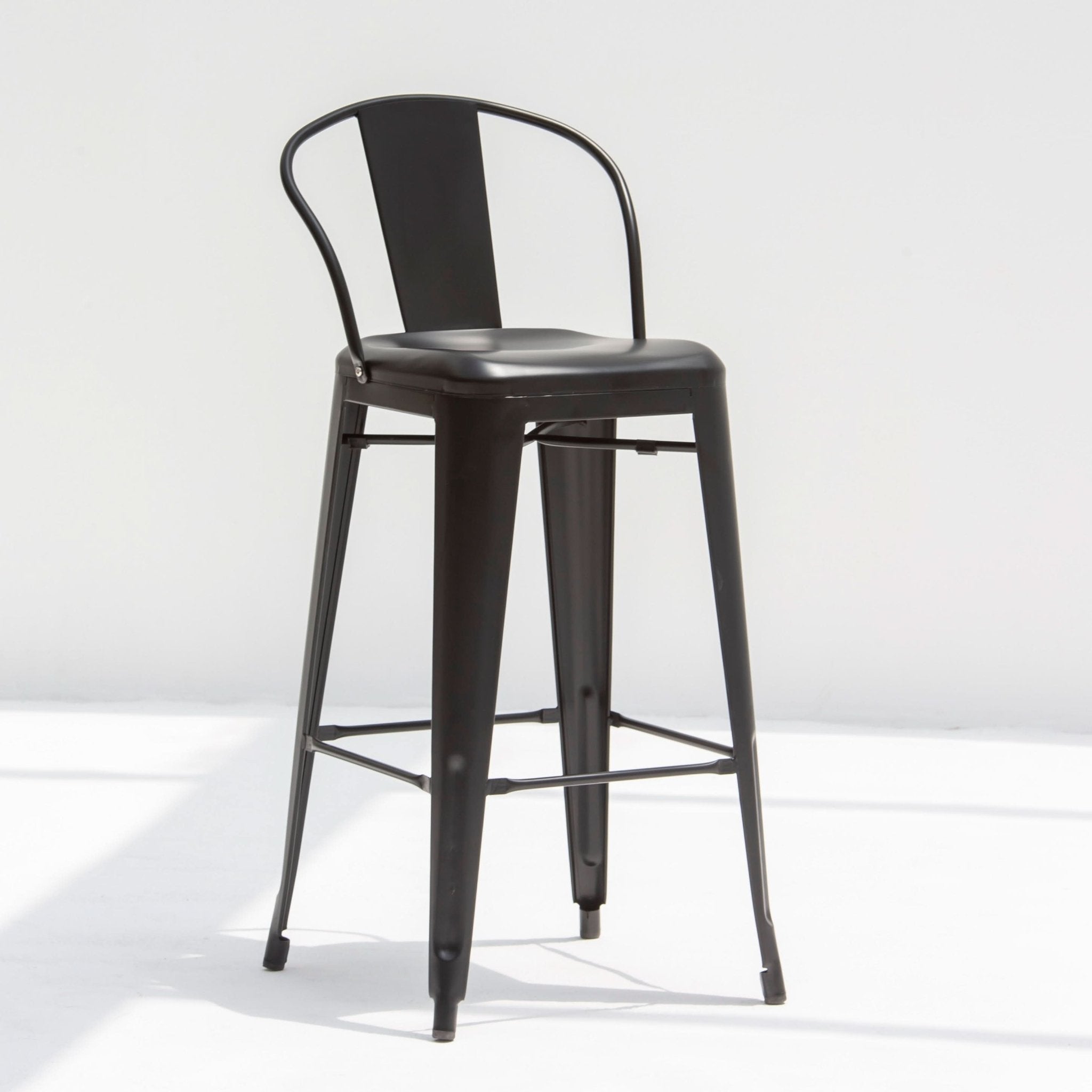 FORGE BLACK METAL BAR CHAIR - Art and craft furniture