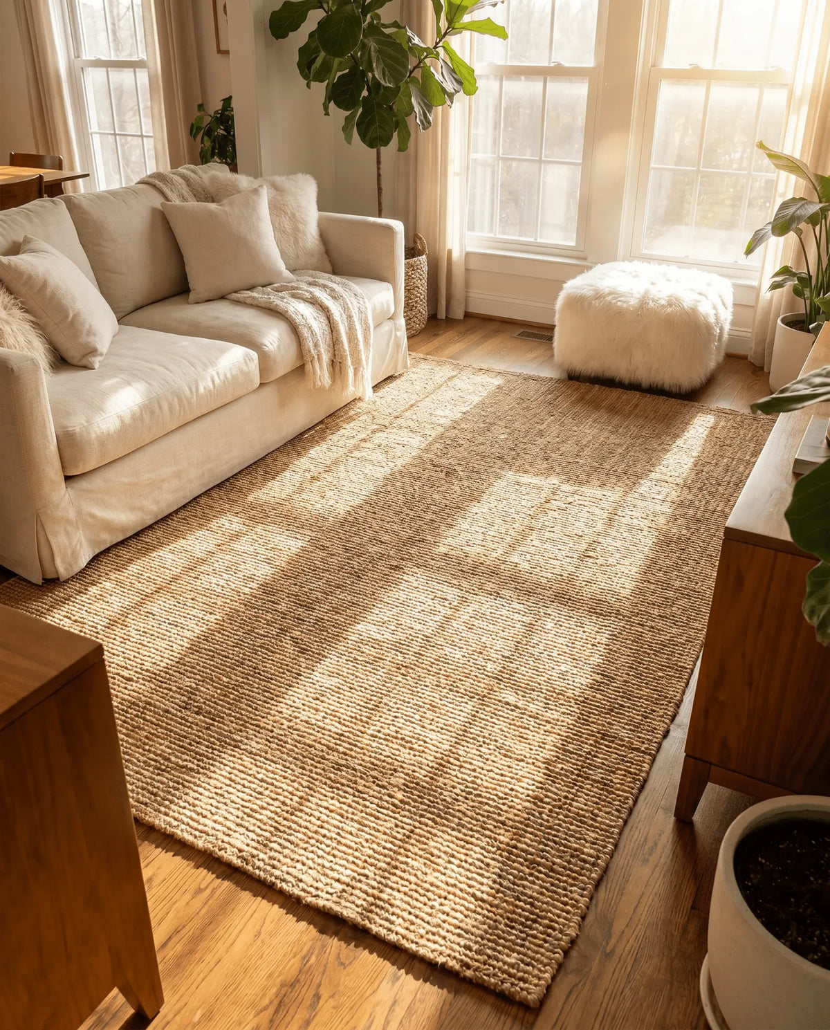 Haven Jute Handmade Rug - Art and craft furniture