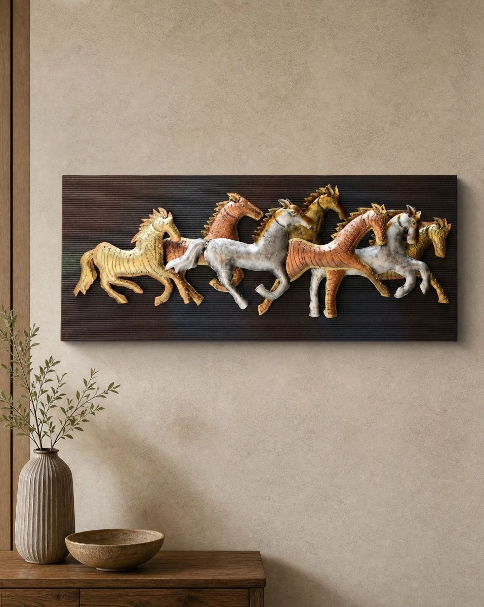 Horse Wall Panel Board - Art and craft furniture