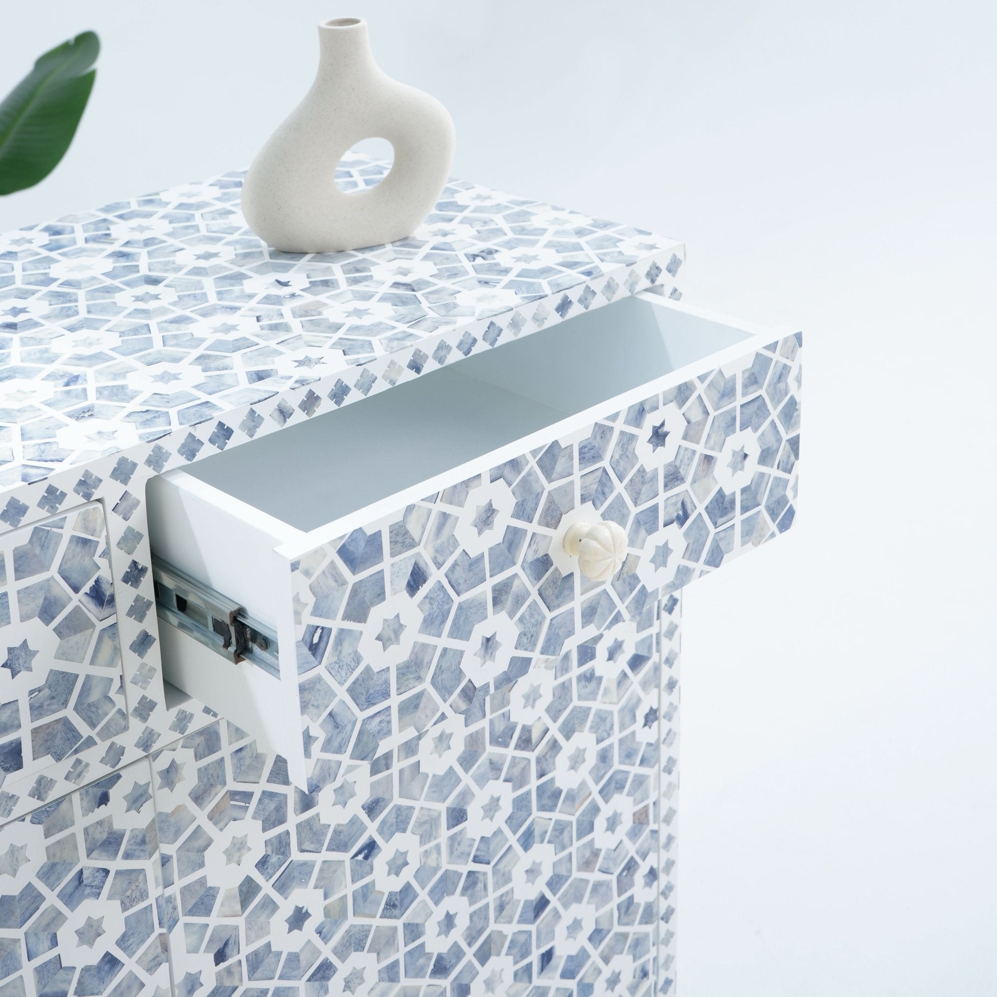INLAY TWO DRAWER SIDEBOARD - Art and craft furniture